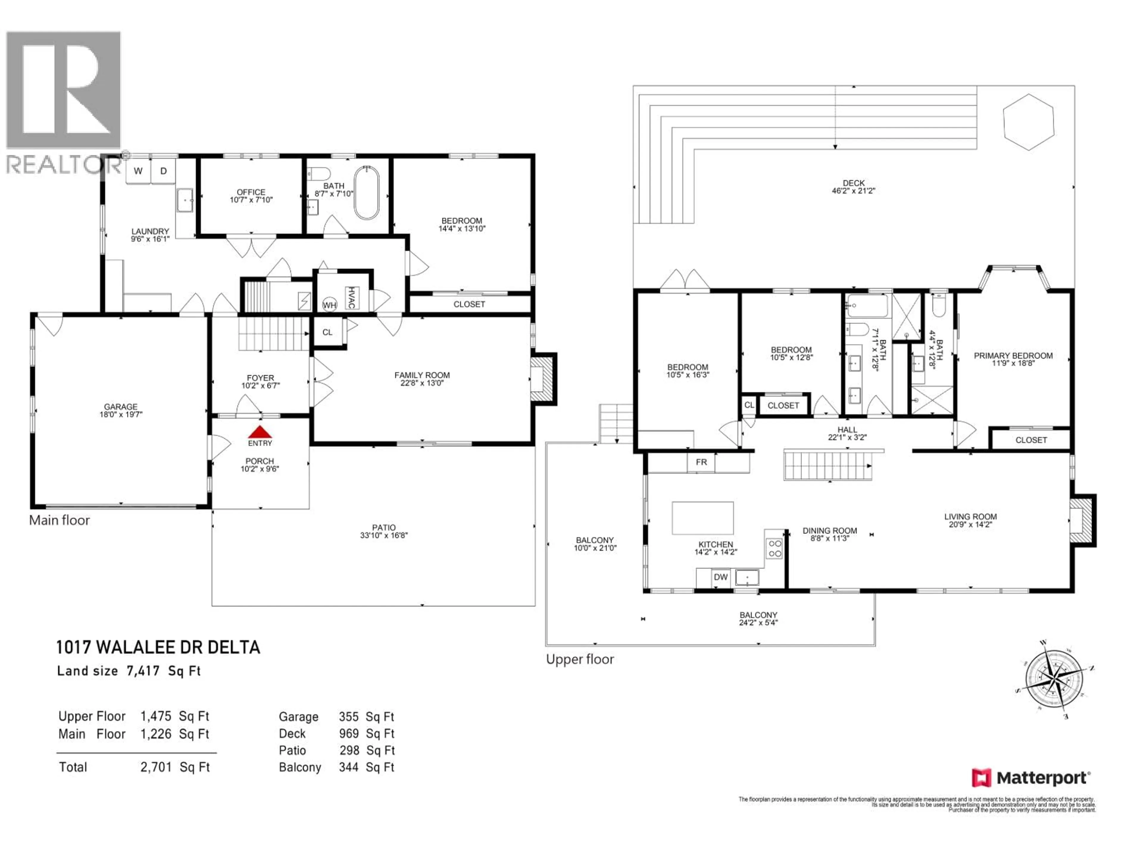 Floor plan for 1017 WALALEE DRIVE, Delta British Columbia V4M2L9