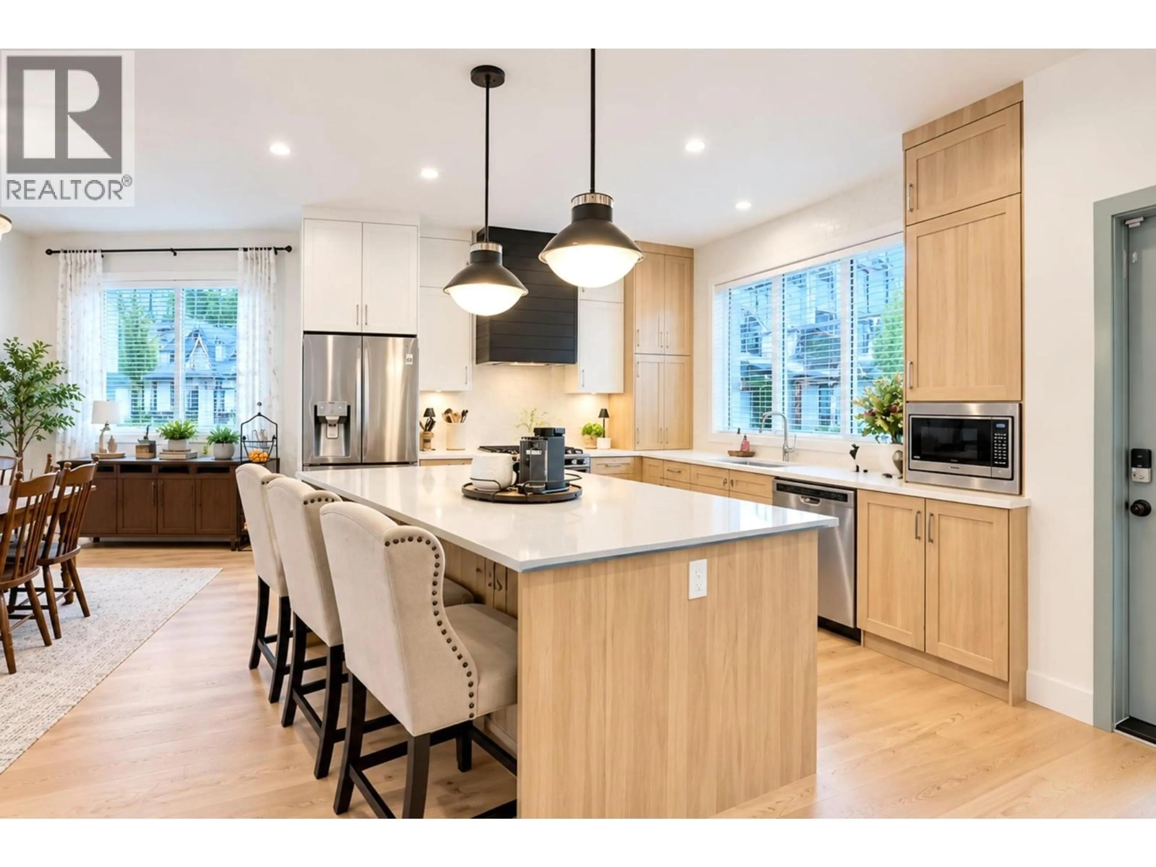 Open concept kitchen, wood/laminate floor for 14 - 13263 236 STREET, Maple Ridge British Columbia V4R0H3