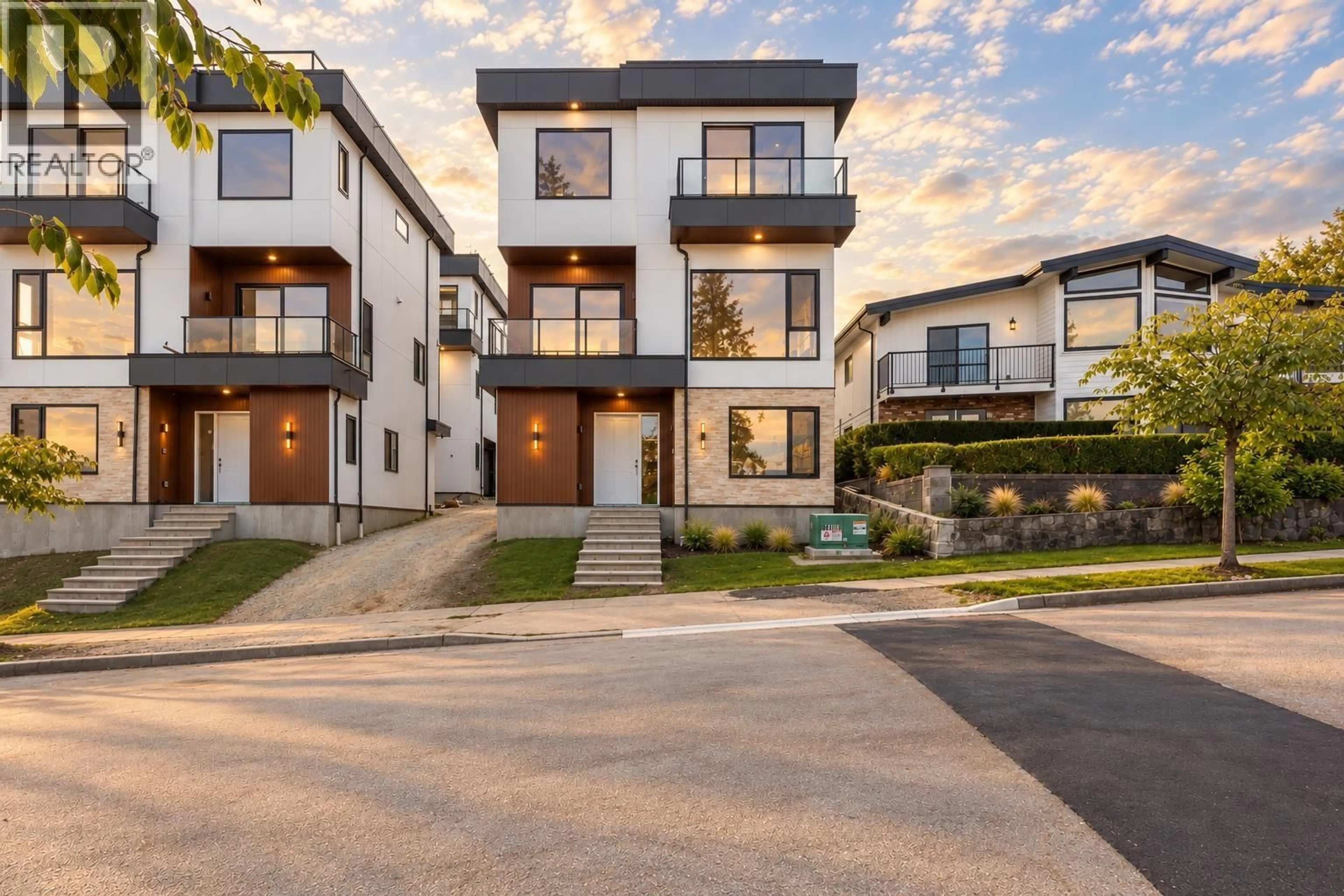 Home with brick exterior material, street for 1 - 7864 WELSLEY DRIVE, Burnaby British Columbia V5E3X5