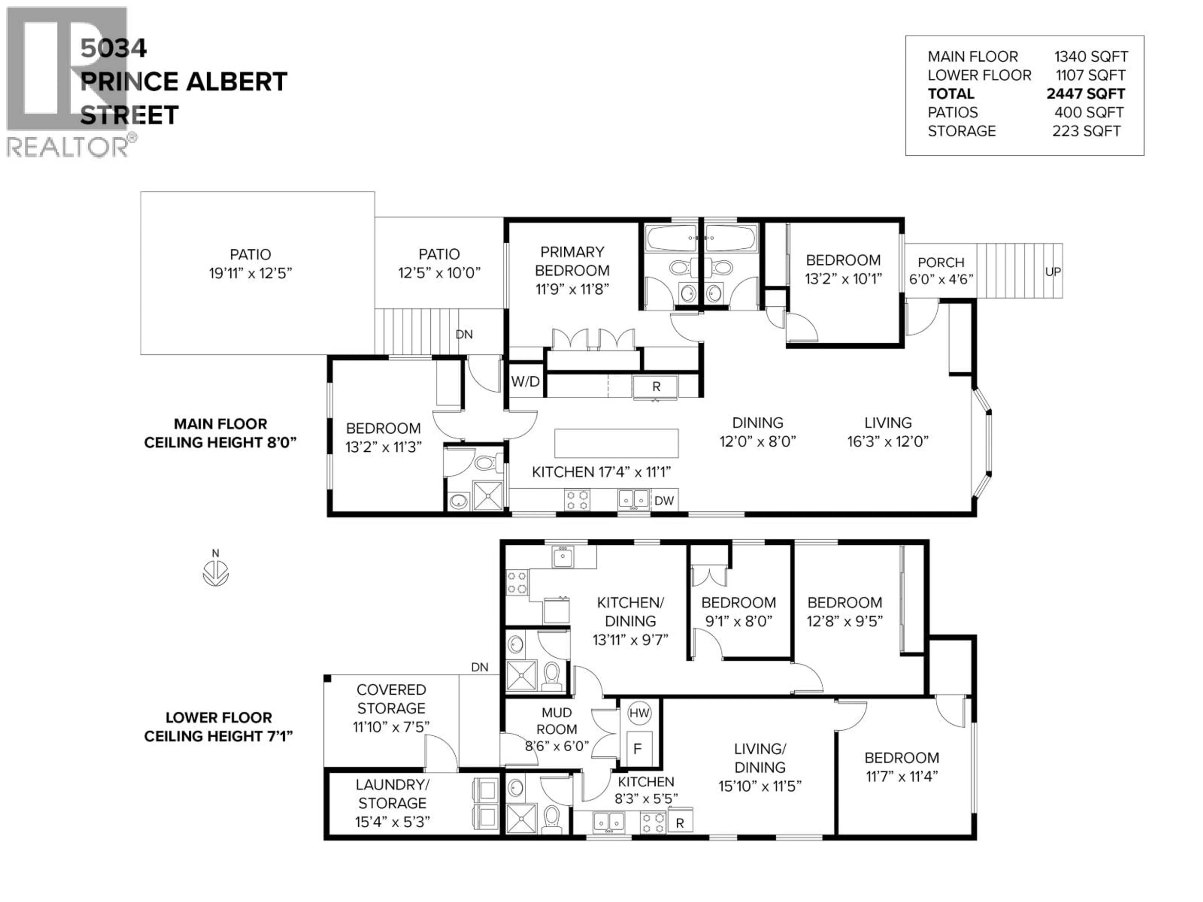 Floor plan for 5034 PRINCE ALBERT STREET, Vancouver British Columbia V5W3C6