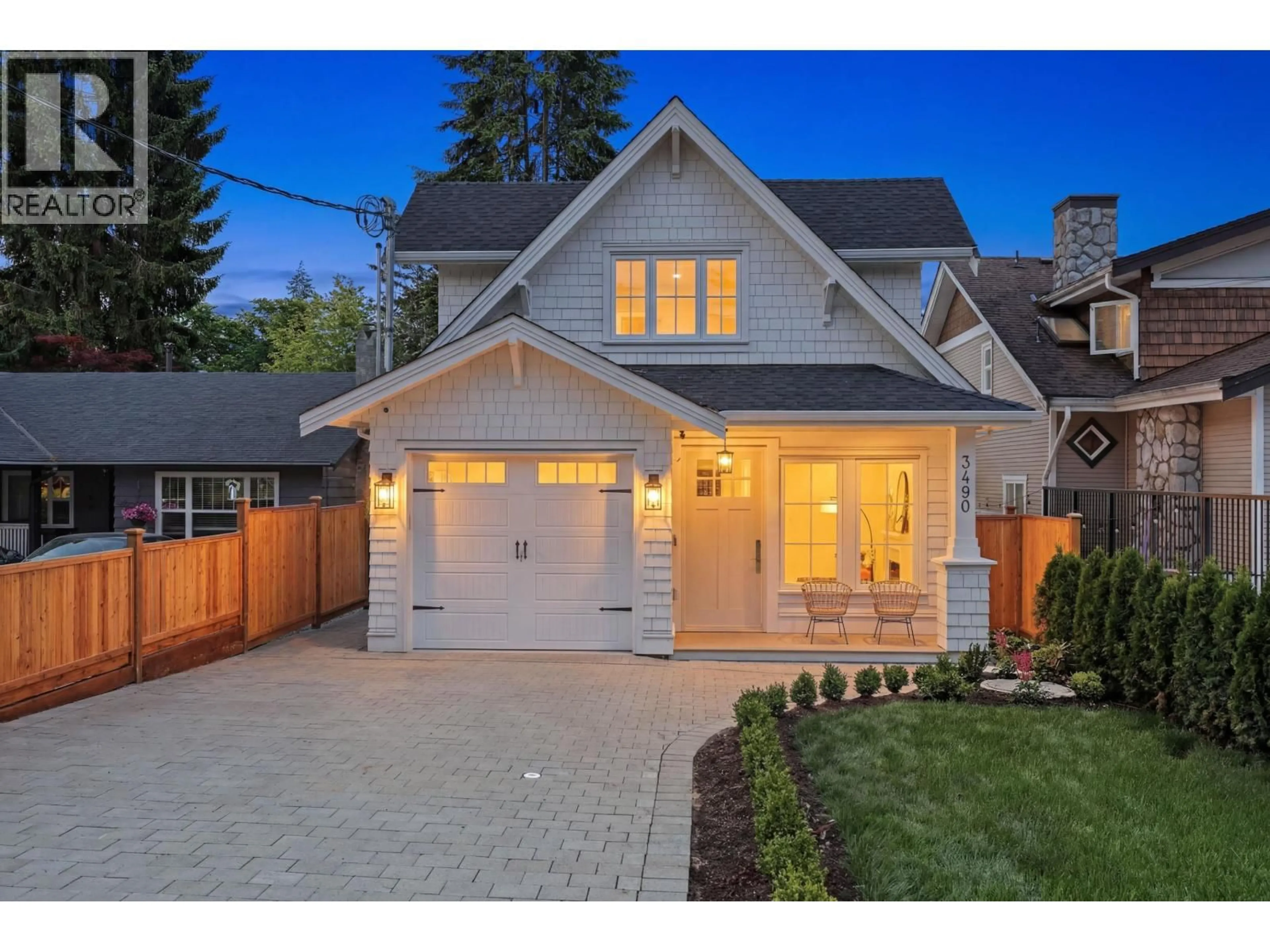 Home with brick exterior material, street for 3490 CHURCH STREET, North Vancouver British Columbia V7K2L4
