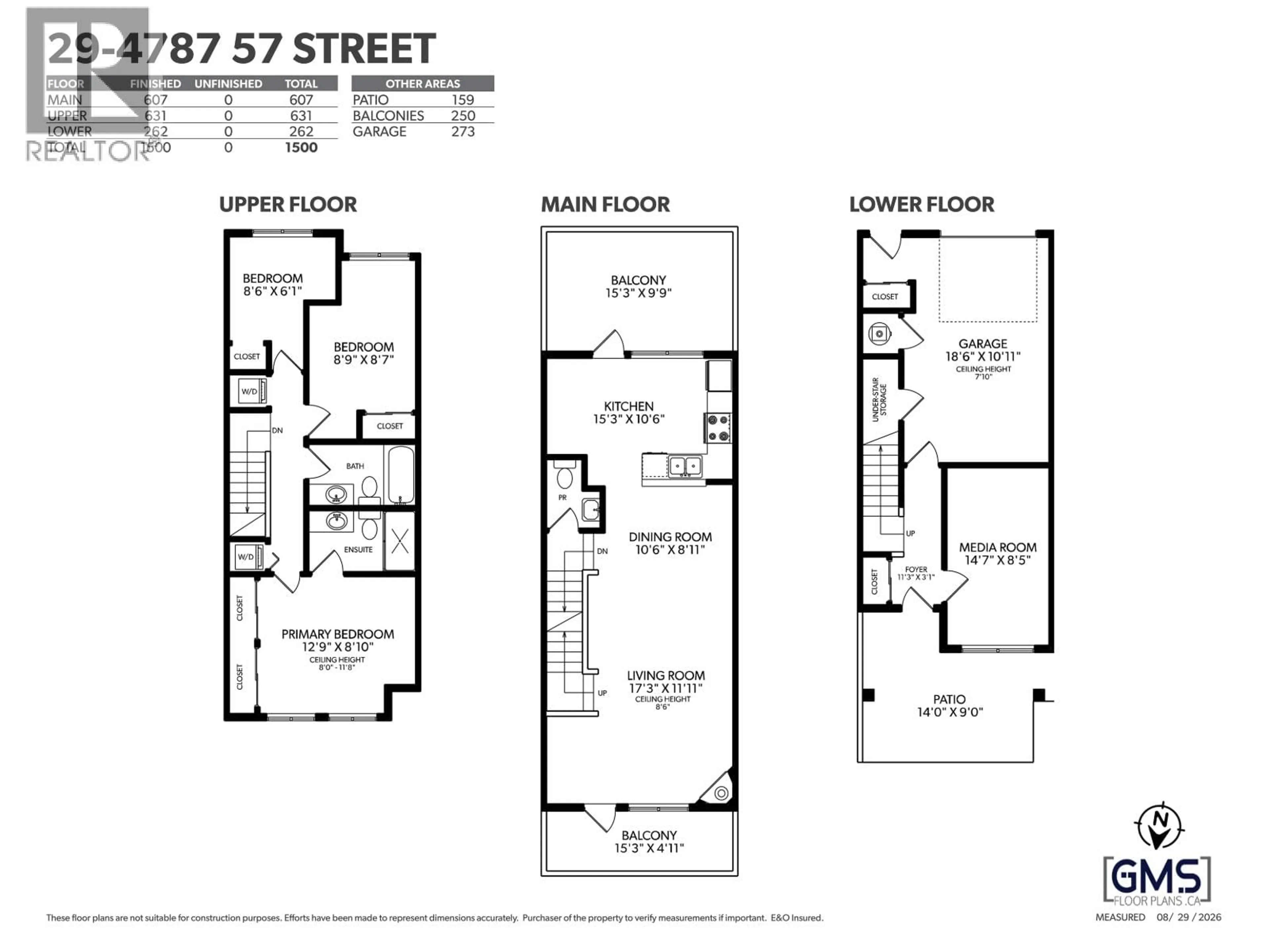 Floor plan for 29 - 4787 57 STREET, Delta British Columbia V4K4C7