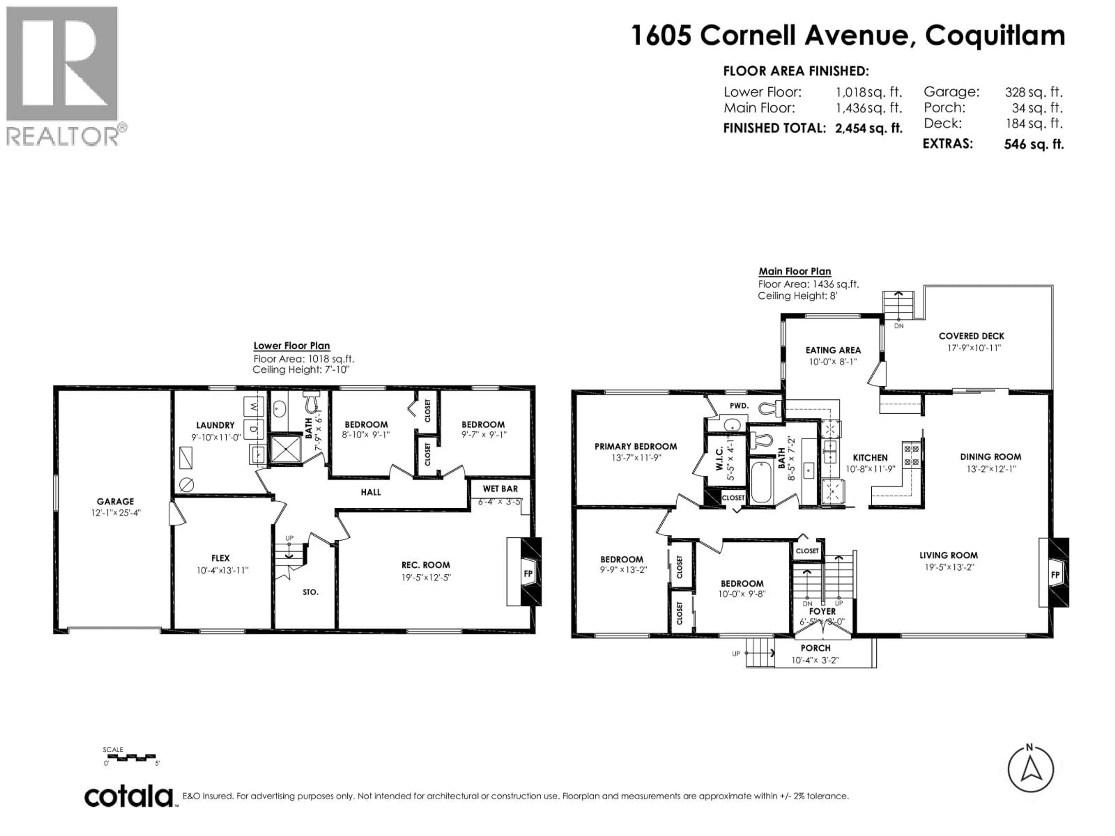 Floor plan for 1605 CORNELL AVENUE, Coquitlam British Columbia V3J3A2
