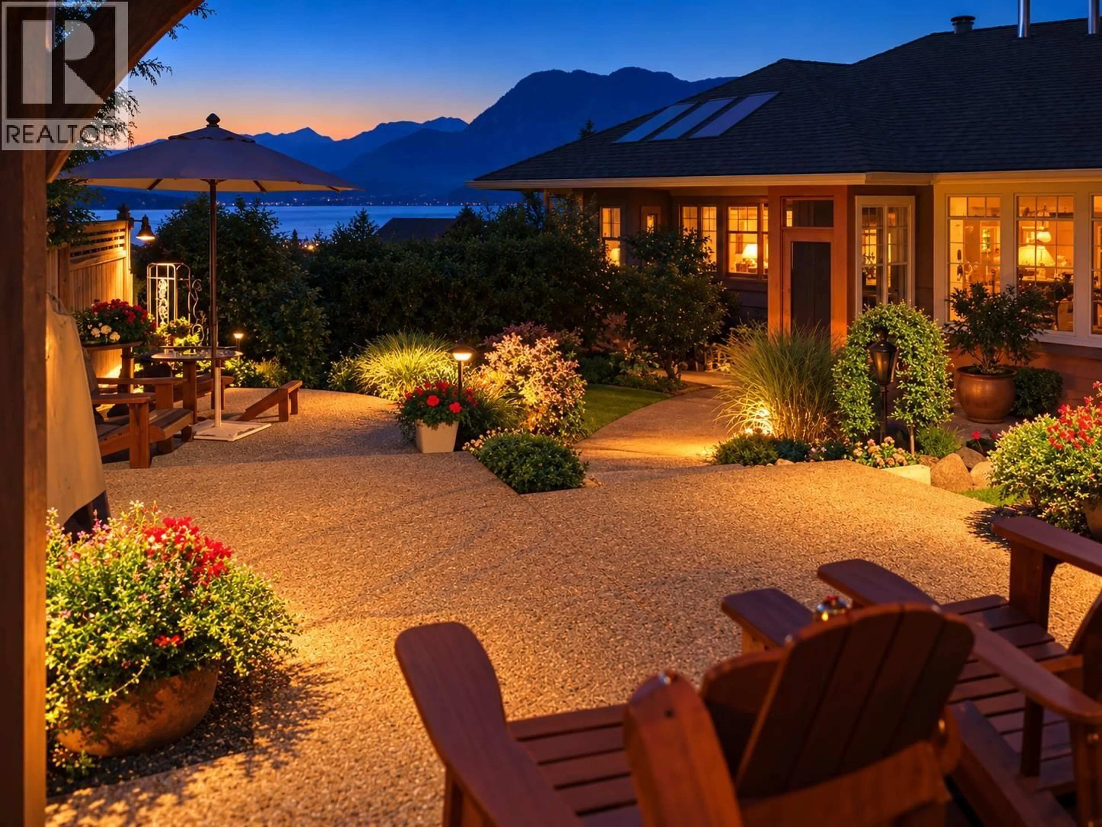 Patio, water/lake/river/ocean view for 6161 HIGHMOOR PLACE, Sechelt British Columbia V7Z0L1