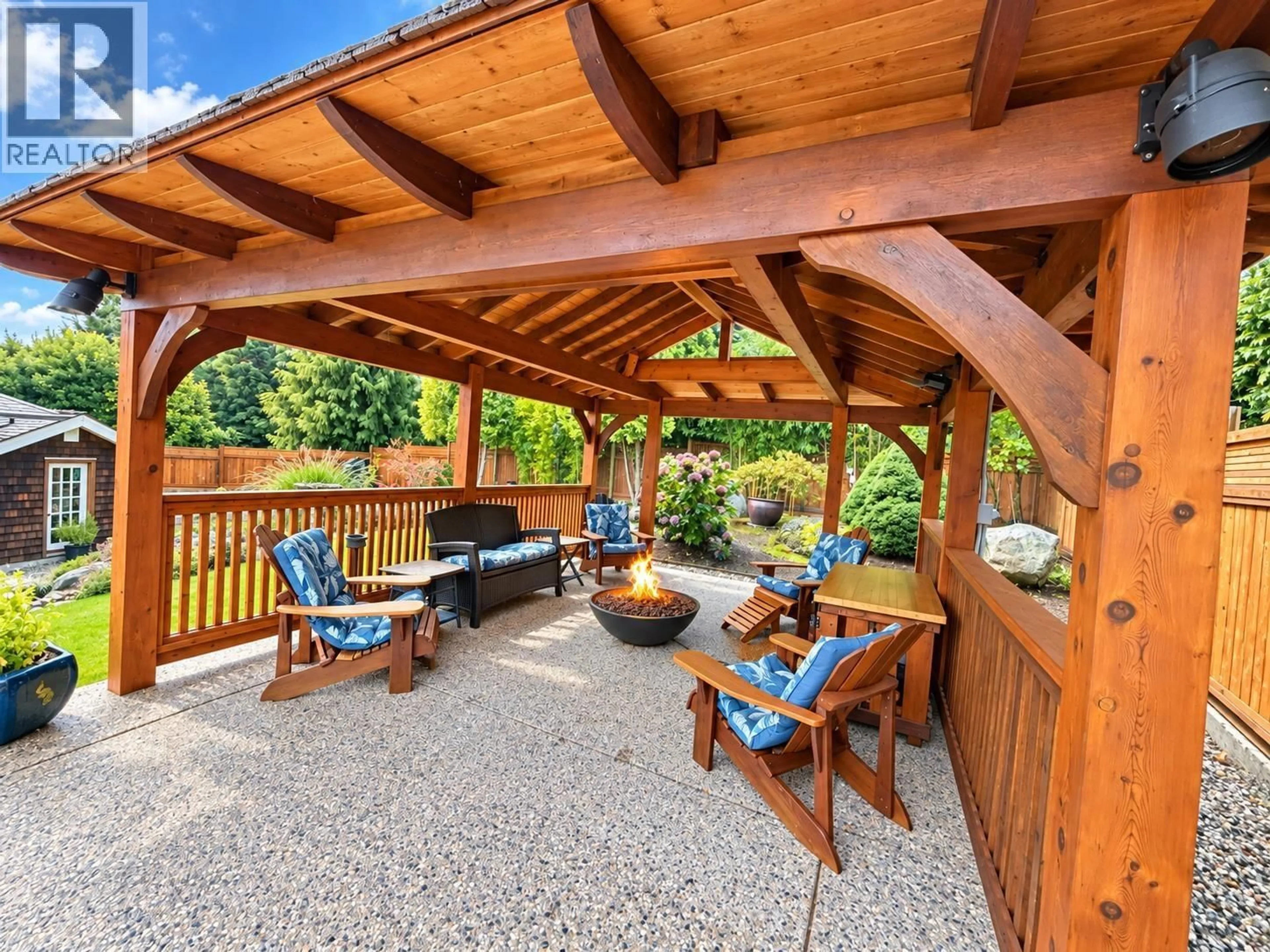 Patio, mountain view for 6161 HIGHMOOR PLACE, Sechelt British Columbia V7Z0L1