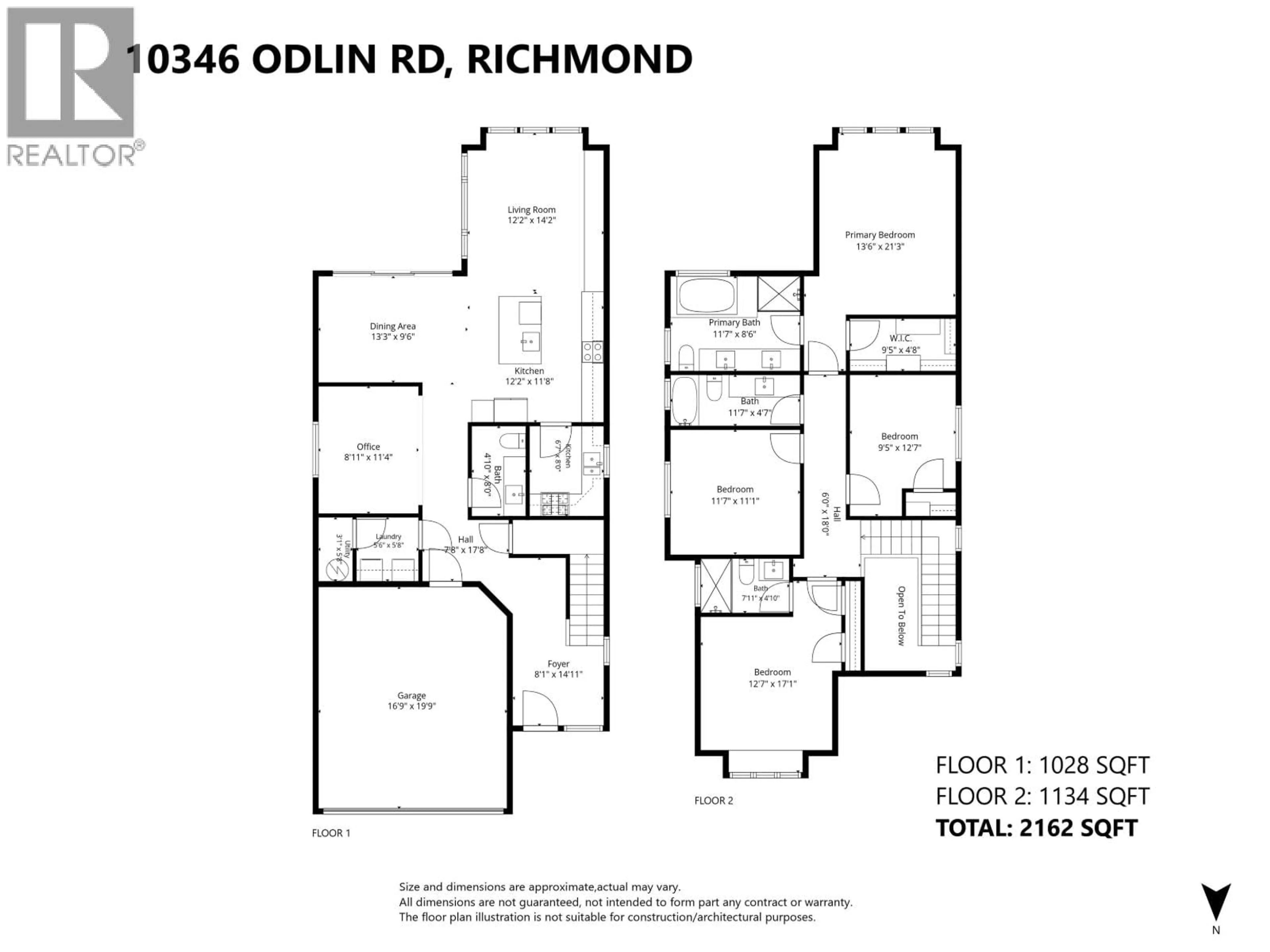 Floor plan for 10346 ODLIN ROAD, Richmond British Columbia V6X1E2