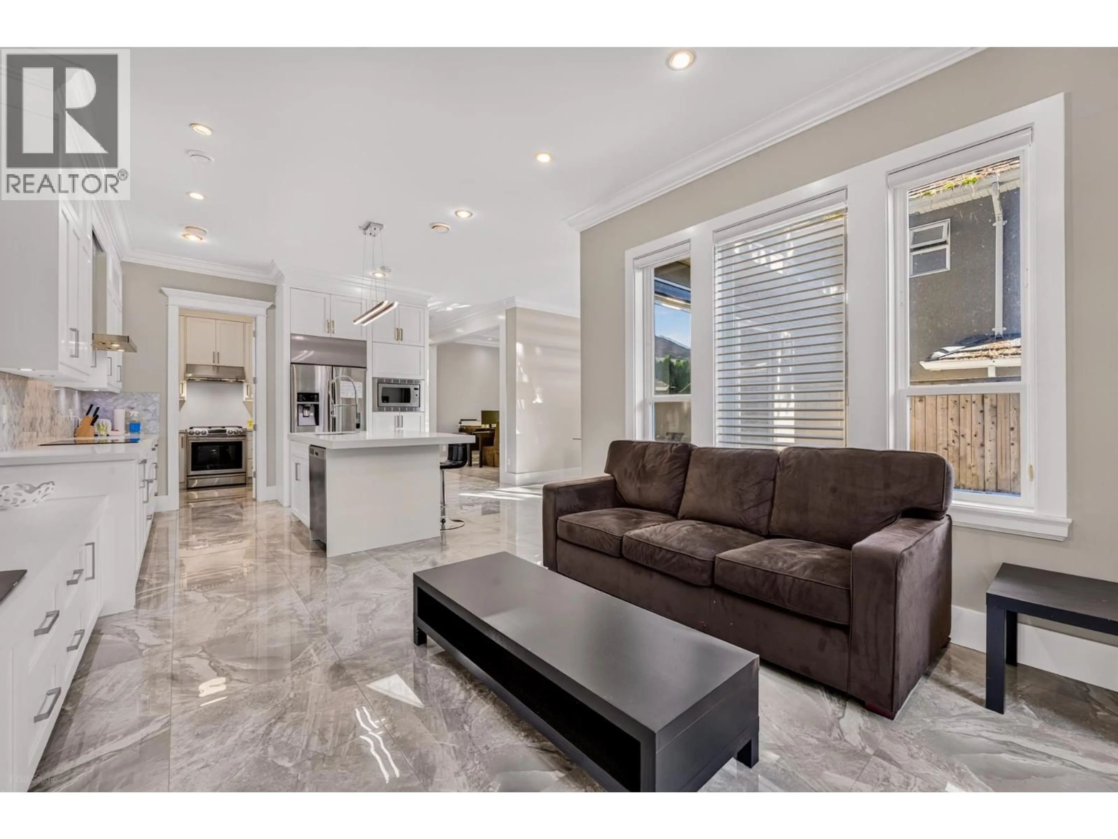 Open concept kitchen, ceramic/tile floor for 10346 ODLIN ROAD, Richmond British Columbia V6X1E2