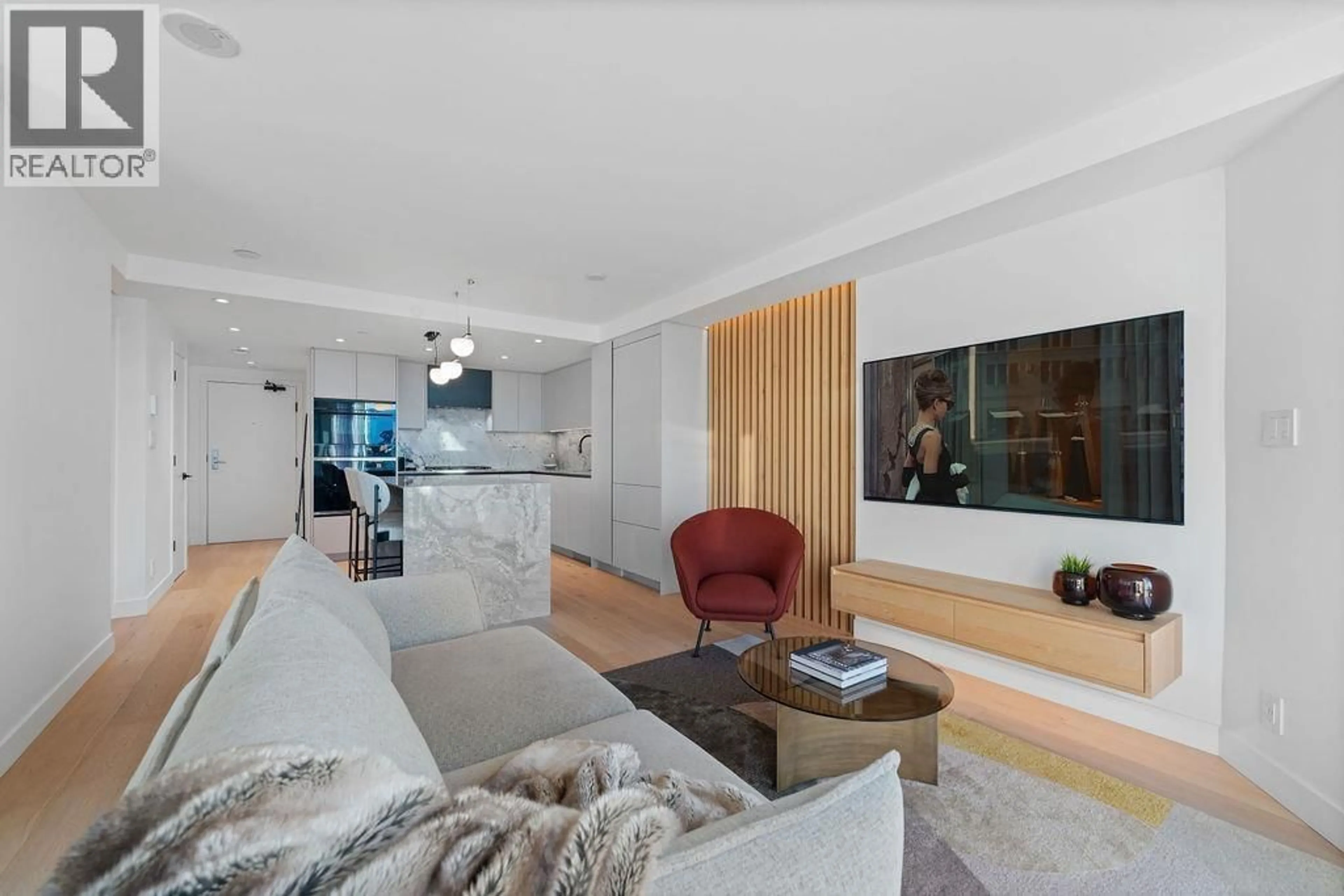 Living room with furniture, unknown for 2607 - 583 BEACH CRESCENT, Vancouver British Columbia V6Z3E6