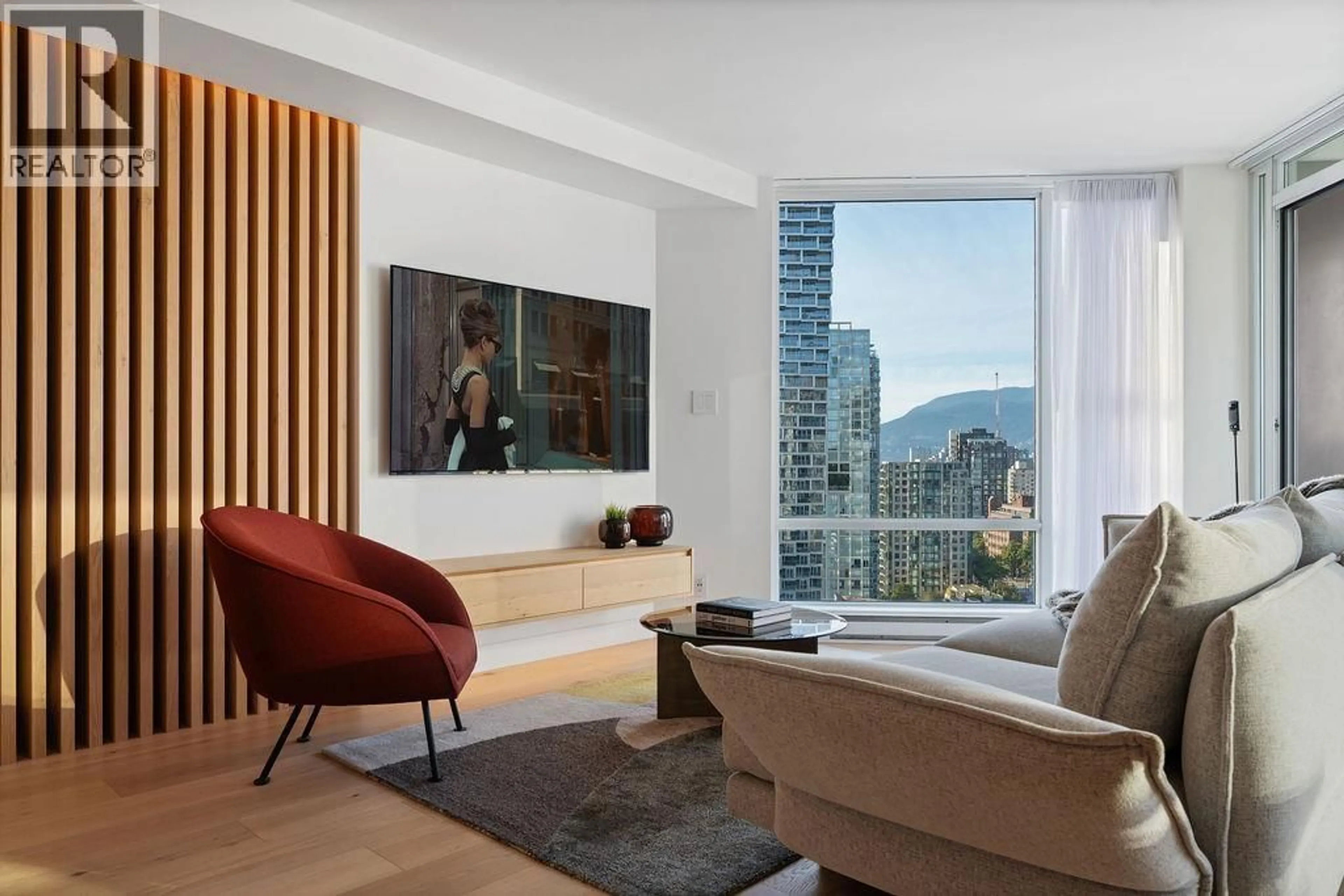 Living room with furniture, unknown for 2607 - 583 BEACH CRESCENT, Vancouver British Columbia V6Z3E6