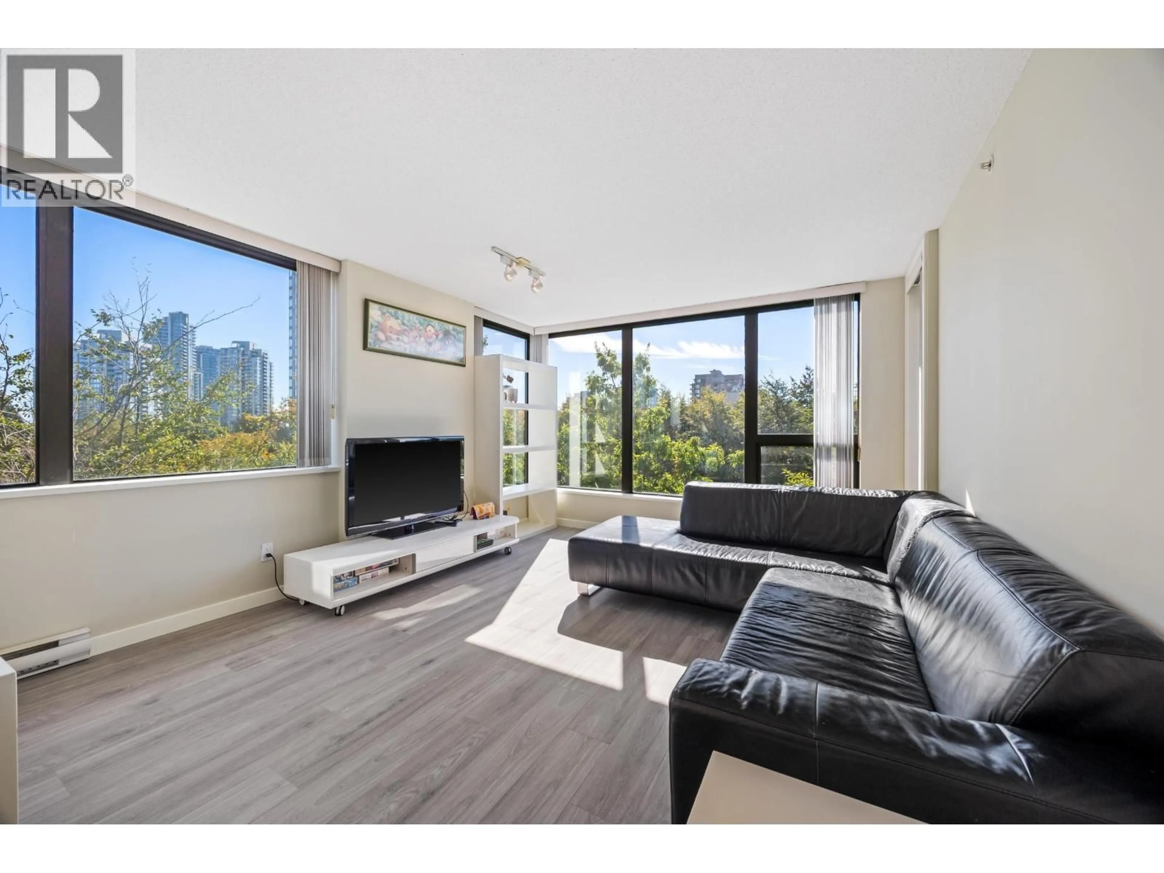 Living room with furniture, unknown for 307 - 7108 COLLIER STREET, Burnaby British Columbia V5E0A1