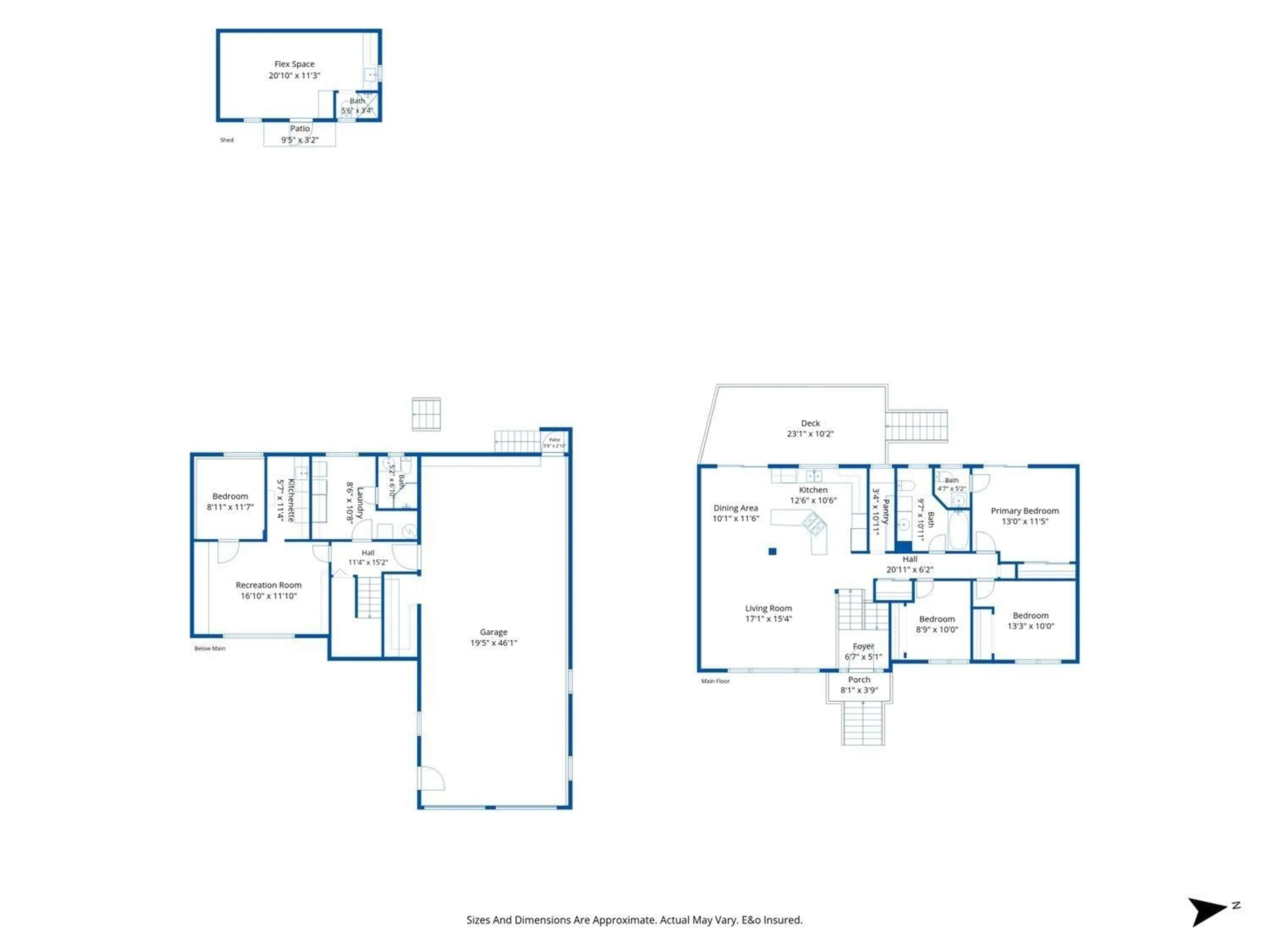 Floor plan for 2629 SUNNYSIDE CRESCENT, Abbotsford British Columbia V2T1Y3