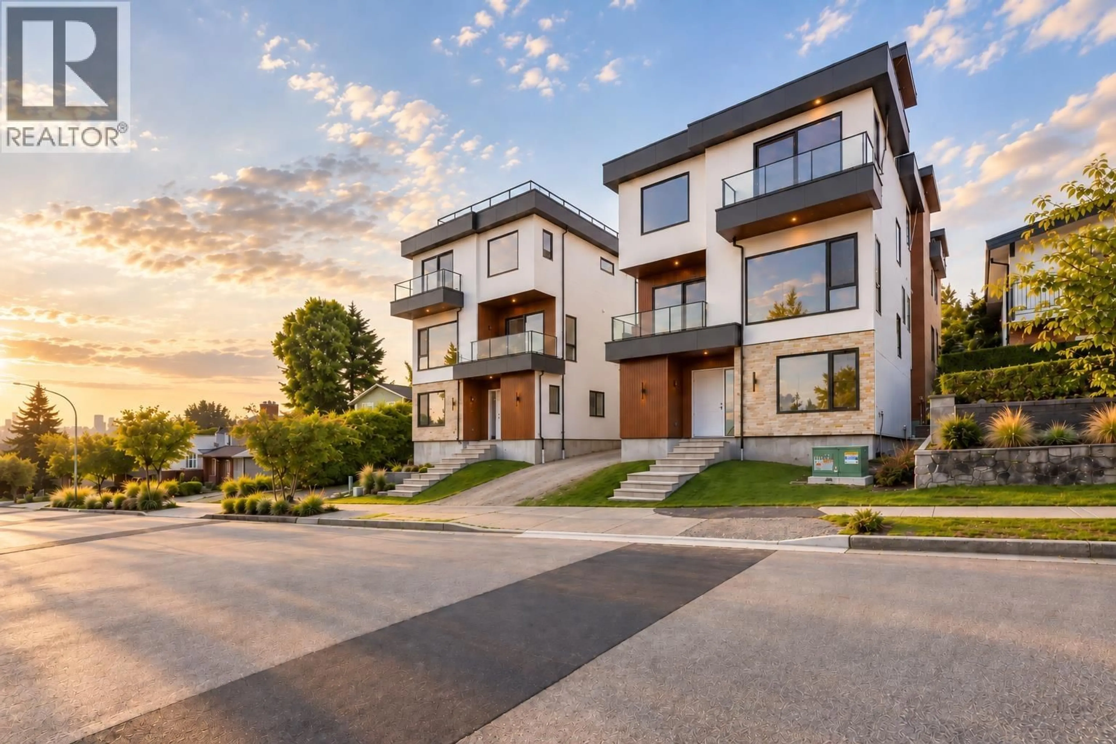 Home with brick exterior material, street for 3 - 7864 WELSLEY DRIVE, Burnaby British Columbia V5E3X5