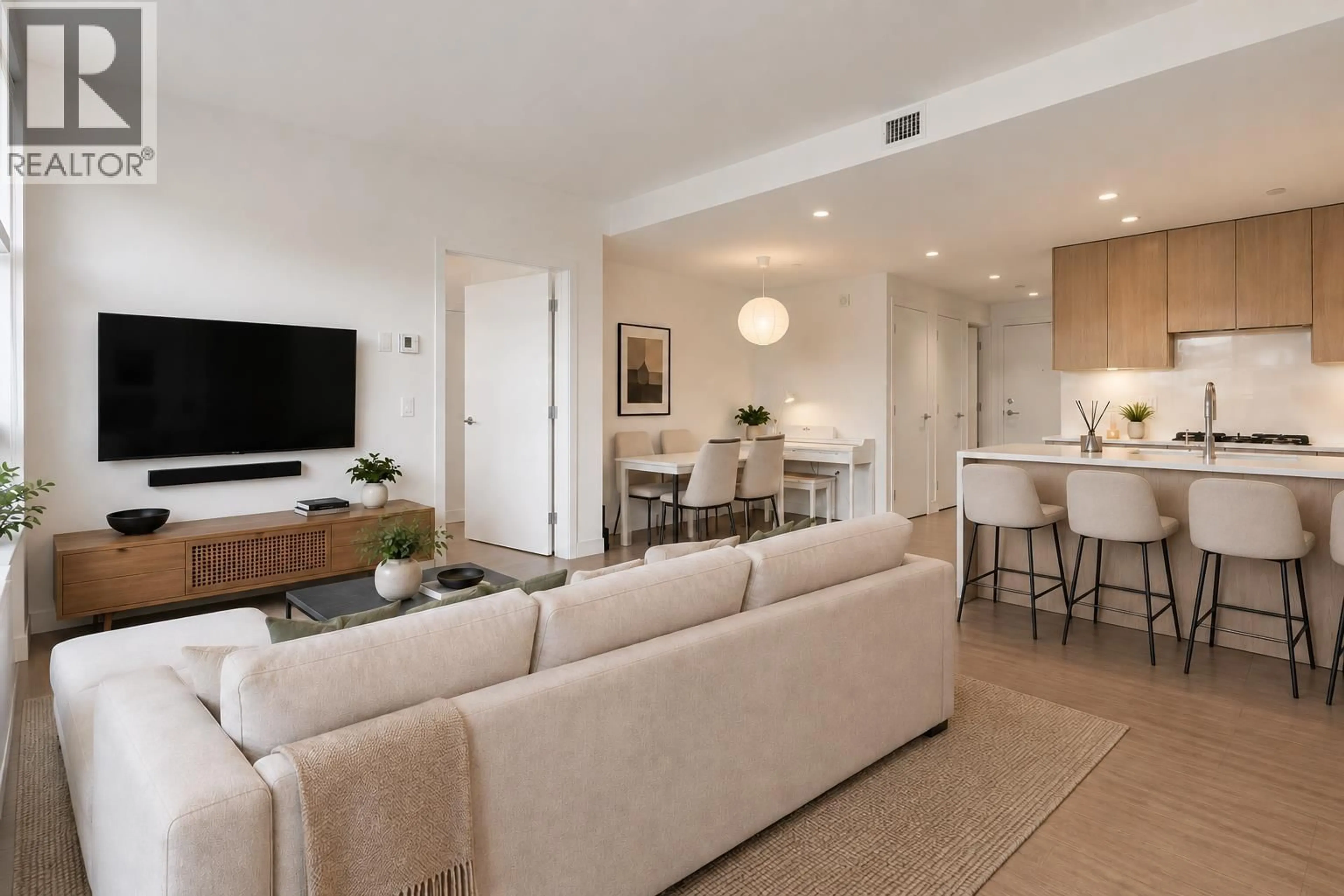 Living room with furniture, unknown for 203 - 747 3RD STREET, North Vancouver British Columbia V7L1G8