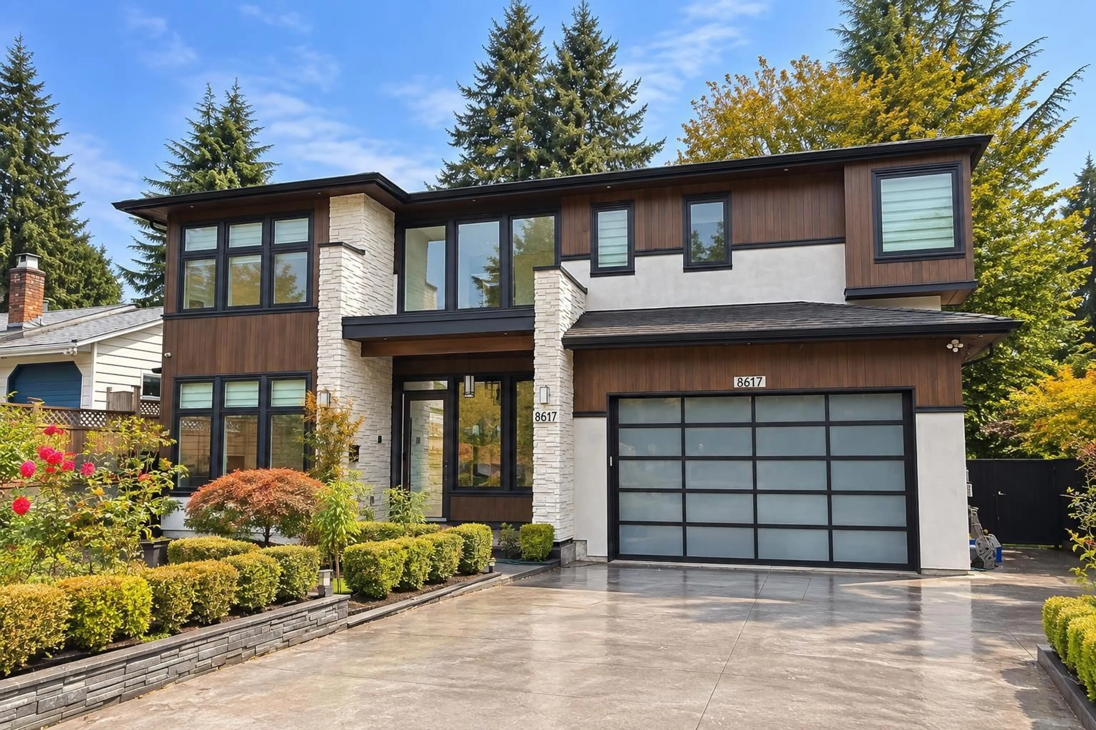 Home with brick exterior material, street for 8617 TERRACE DRIVE, Delta British Columbia V4C3Z3