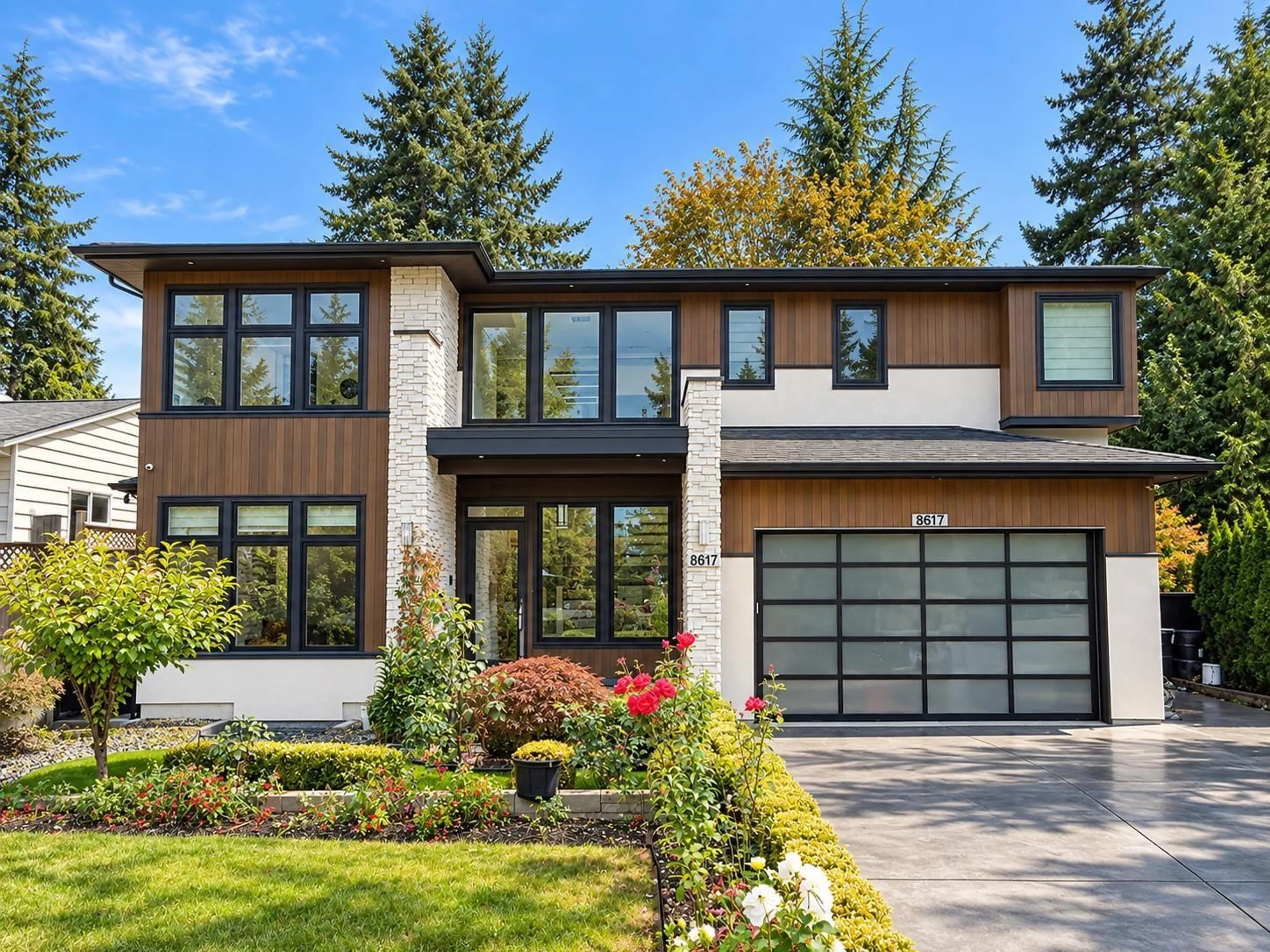 Home with brick exterior material, street for 8617 TERRACE DRIVE, Delta British Columbia V4C3Z3