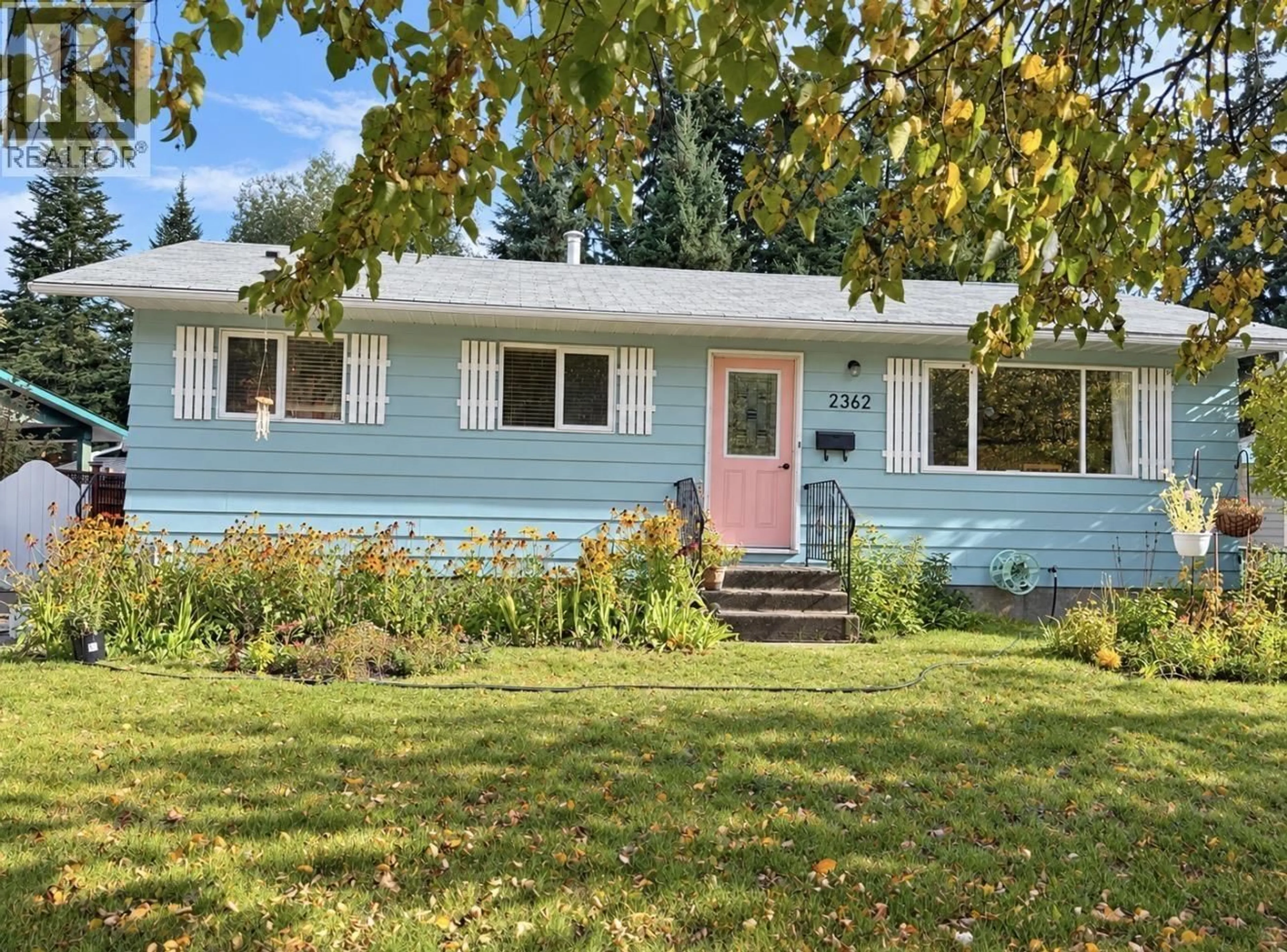 Home with vinyl exterior material, street for 2362 OLDS STREET, Prince George British Columbia V2N3B9