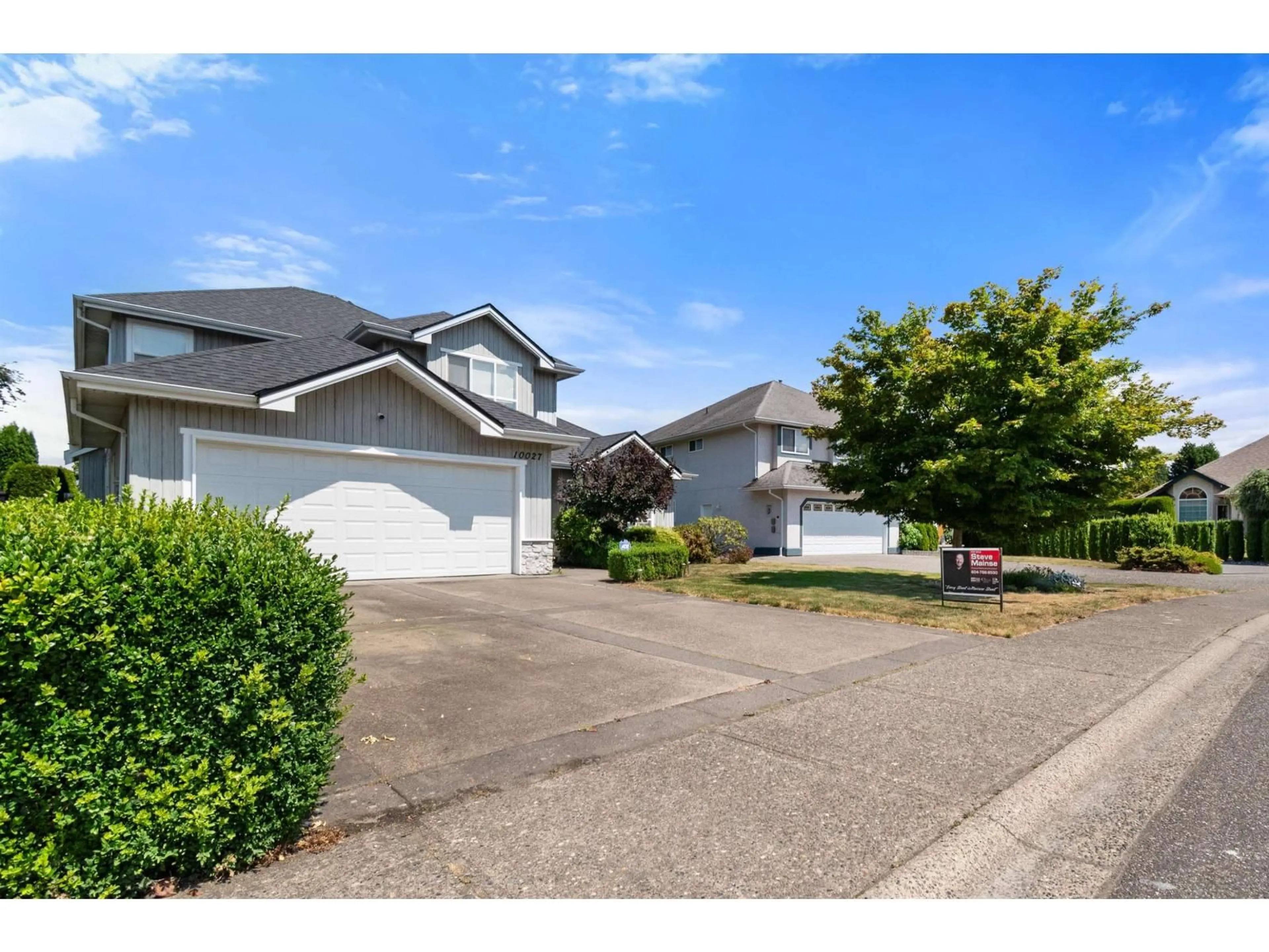 Home with vinyl exterior material, street for 10027 MERRITT DRIVE, Chilliwack British Columbia V2P7Z2