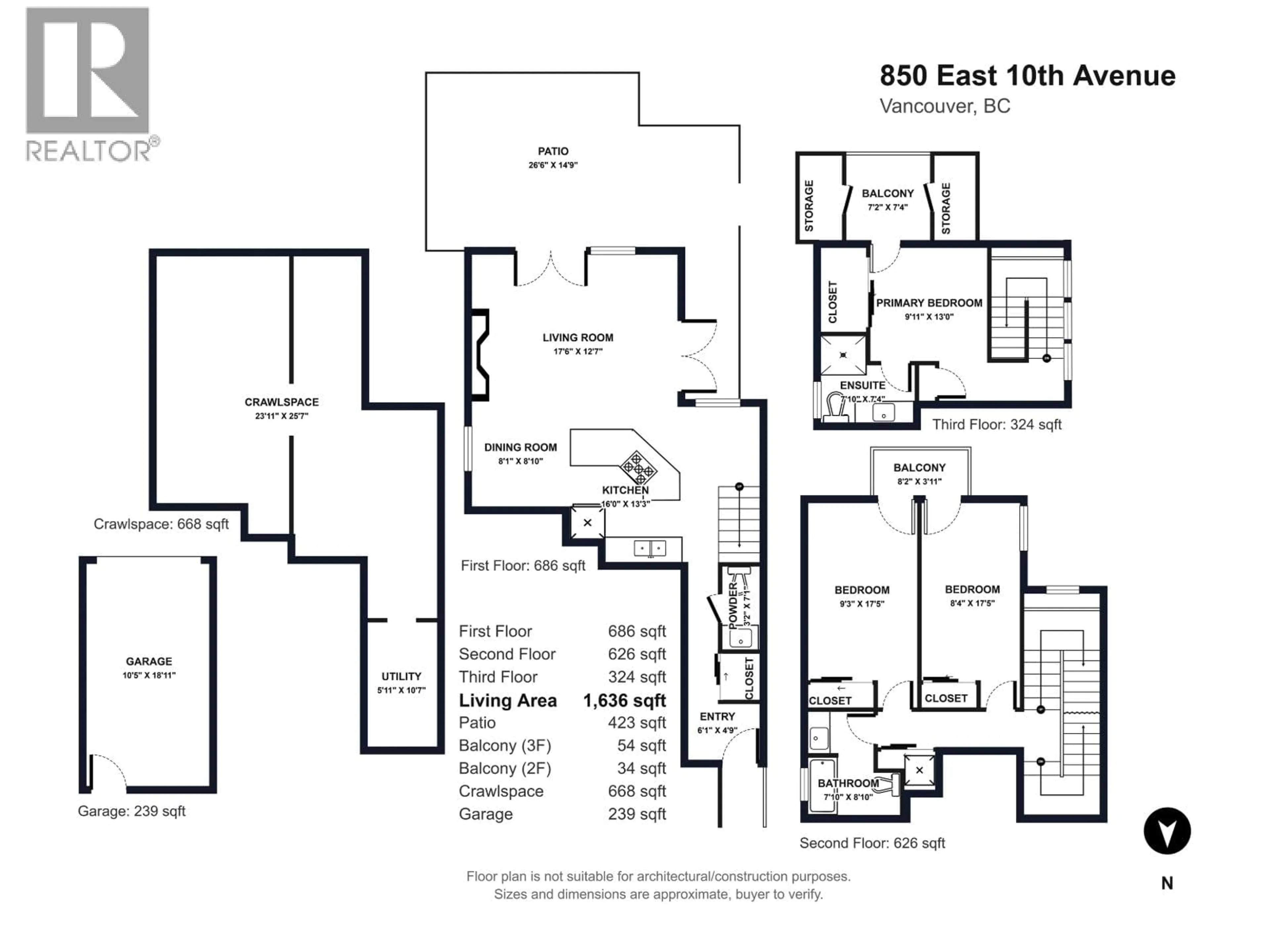 Floor plan for 850 10TH AVENUE, Vancouver British Columbia V5T2B1