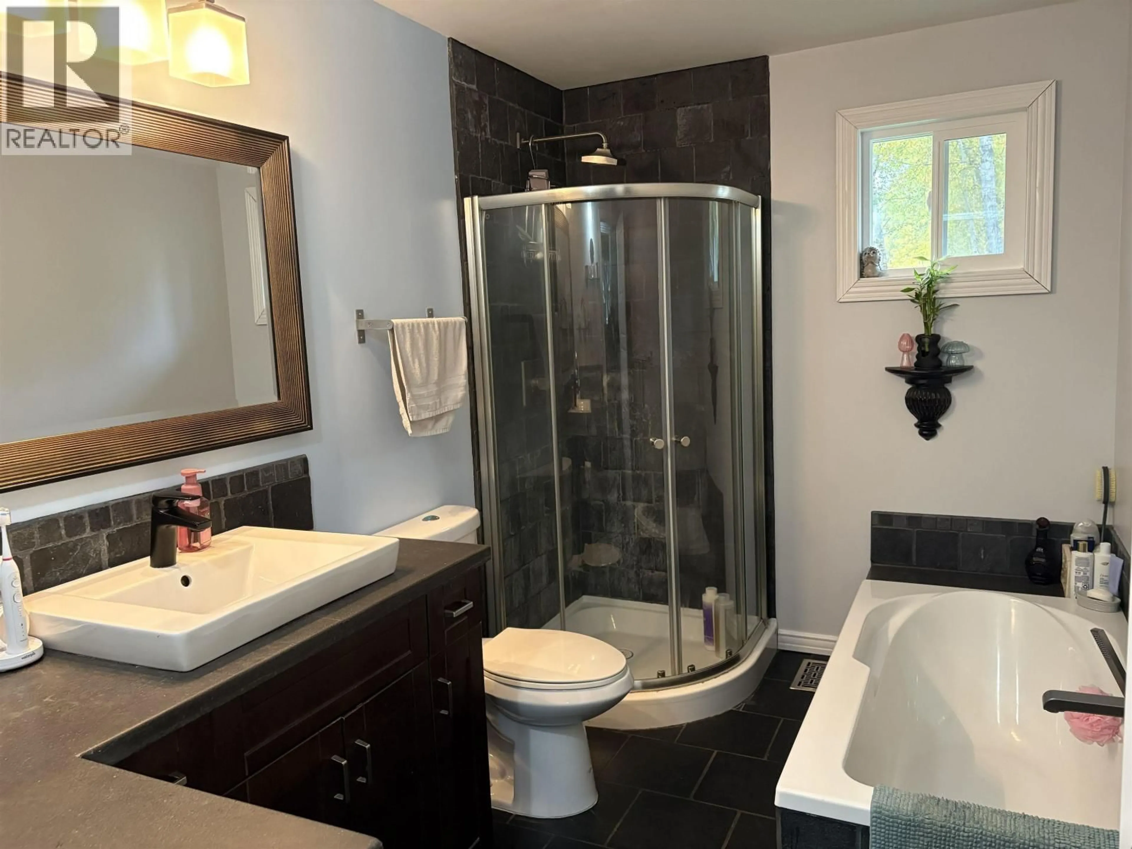 Standard bathroom, ceramic/tile floor for 6828 FAIRMONT CRESCENT, Prince George British Columbia V2N2P5