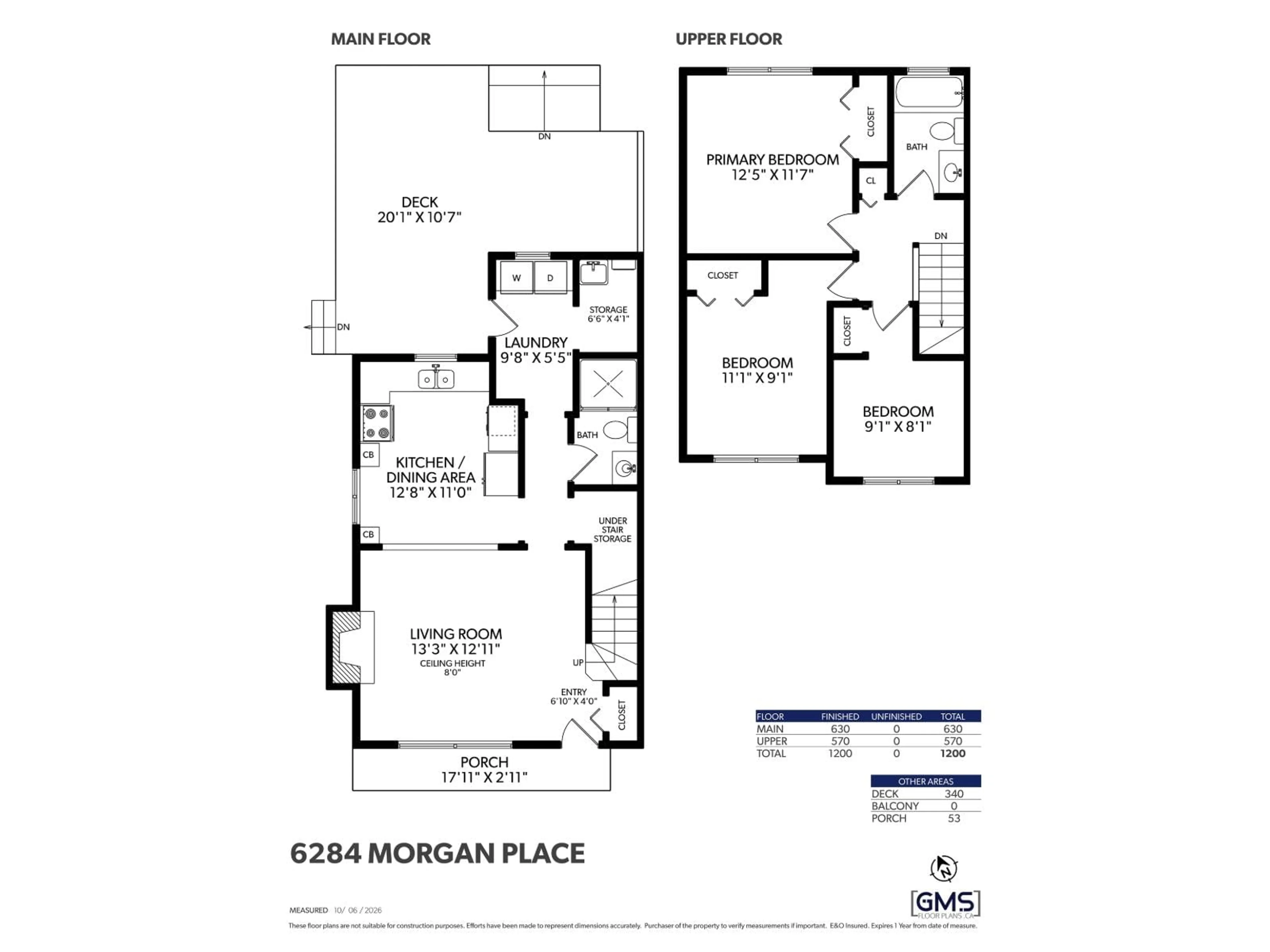 Floor plan for 6284 MORGAN PLACE, Surrey British Columbia V3S5B9