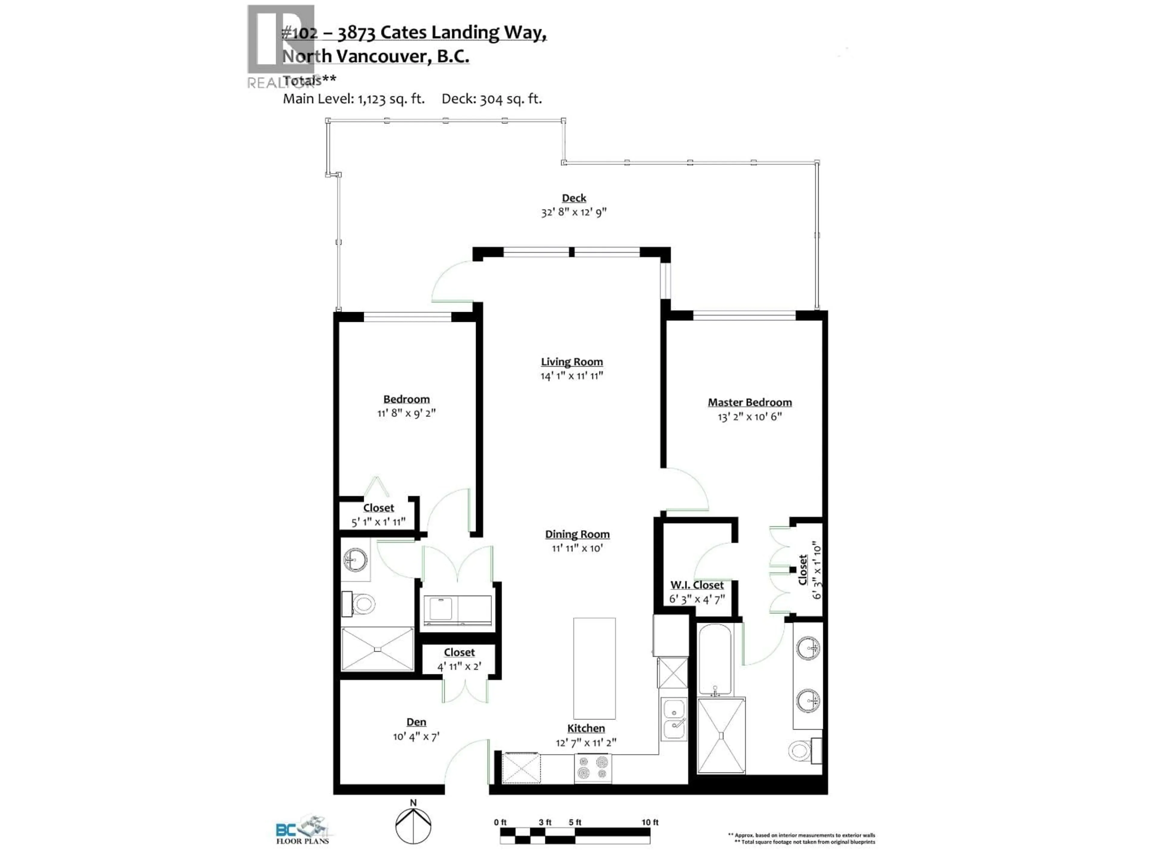 Floor plan for 102 - 3873 CATES LANDING WAY, North Vancouver British Columbia V7G0A6