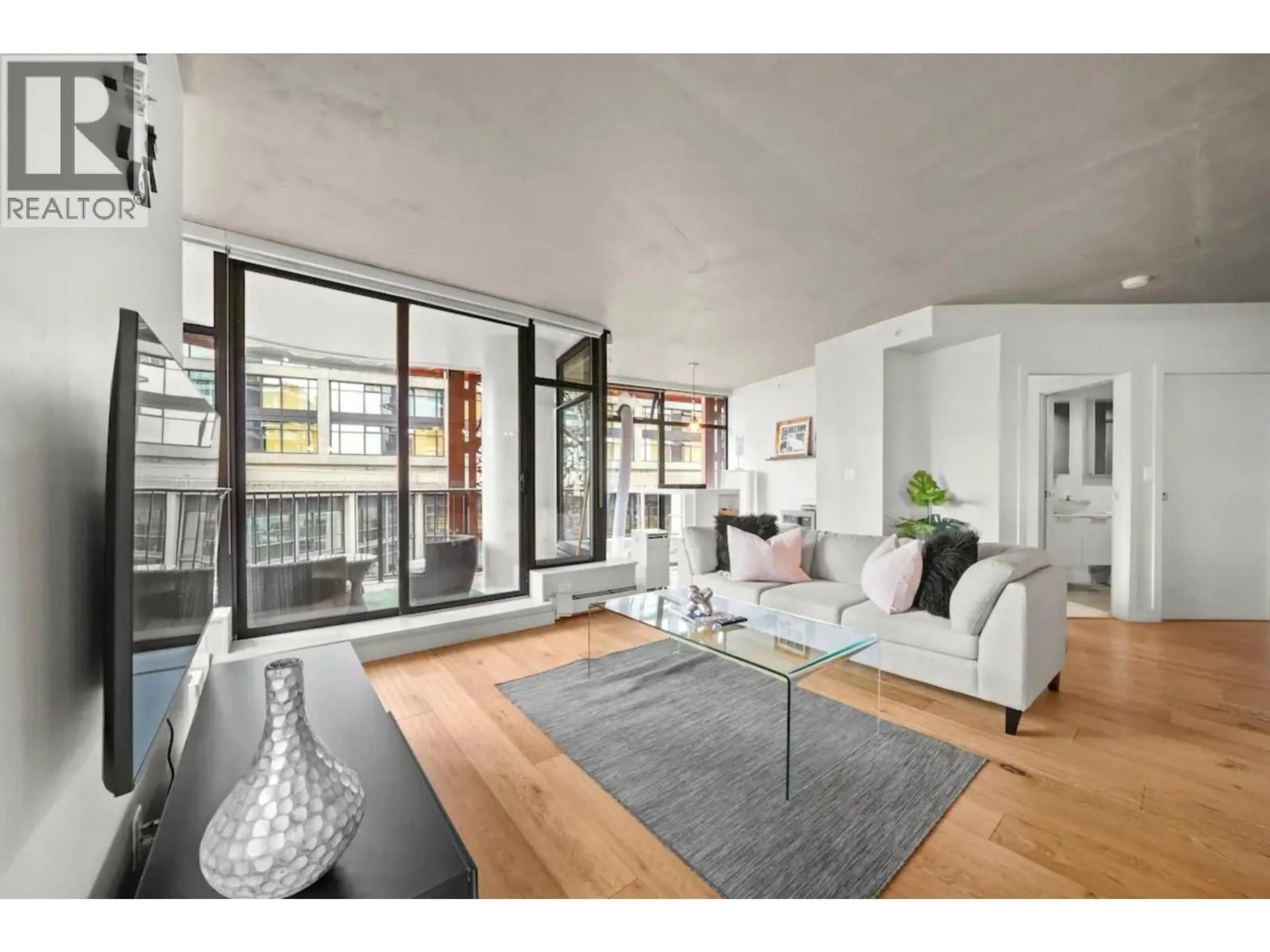 Living room with furniture, unknown for 906 - 128 CORDOVA STREET, Vancouver British Columbia V6B0E6