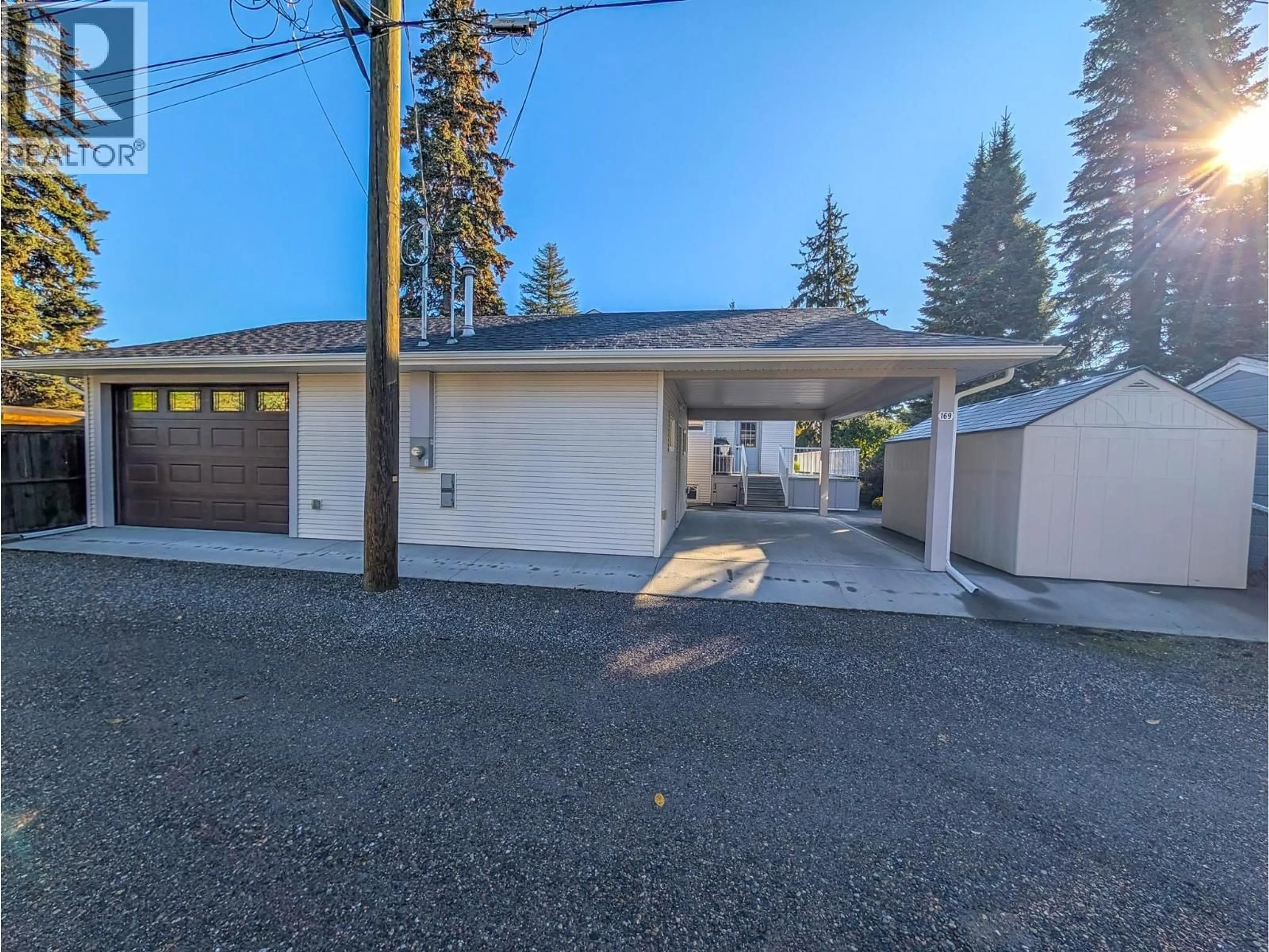 A pic from outside/outdoor area/front of a property/back of a property/a pic from drone, street for 169 BURDEN STREET, Prince George British Columbia V2M2G8