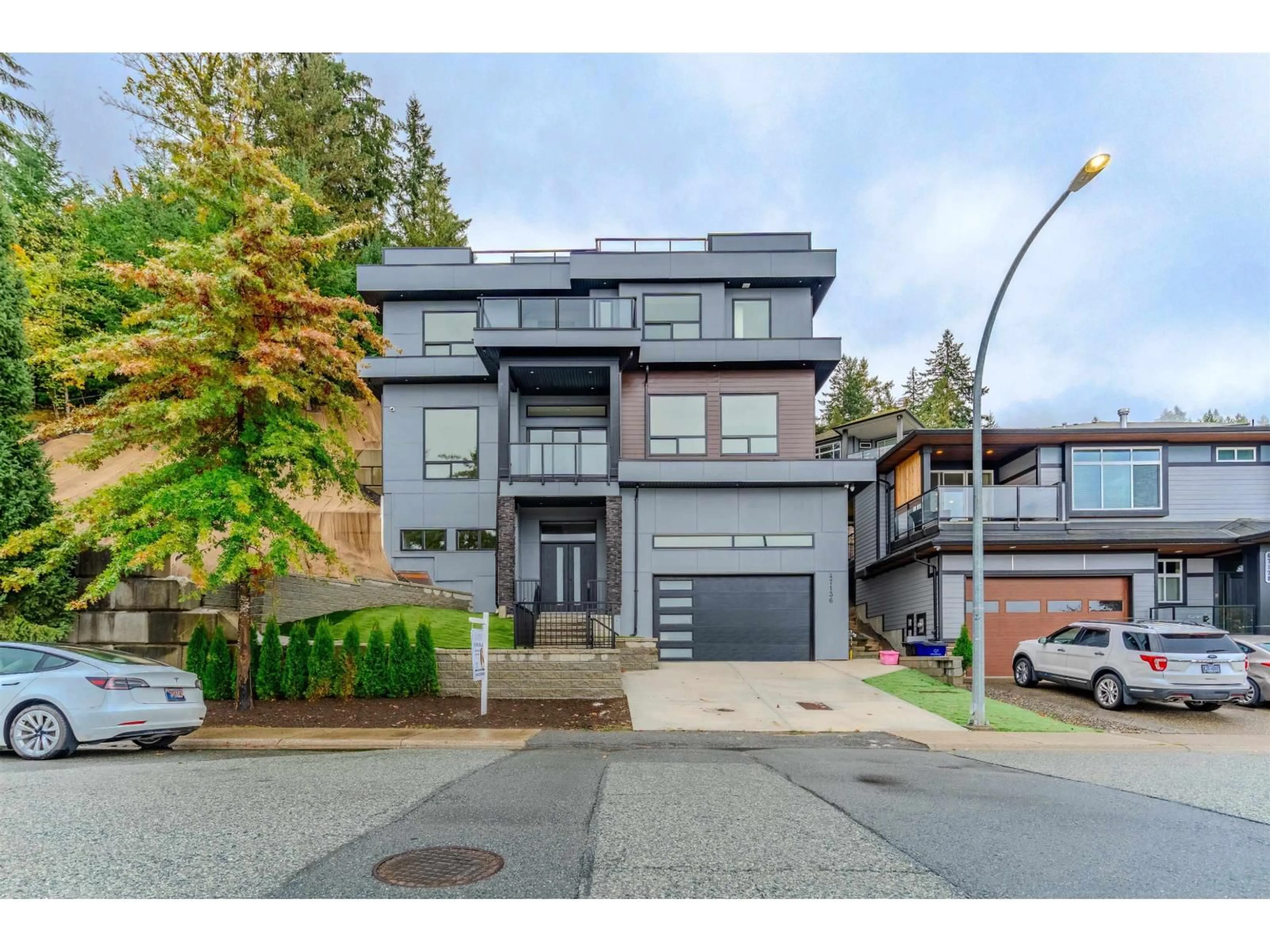 Home with brick exterior material, street for 47136 SYLVAN DRIVE, Chilliwack British Columbia V2R0P3