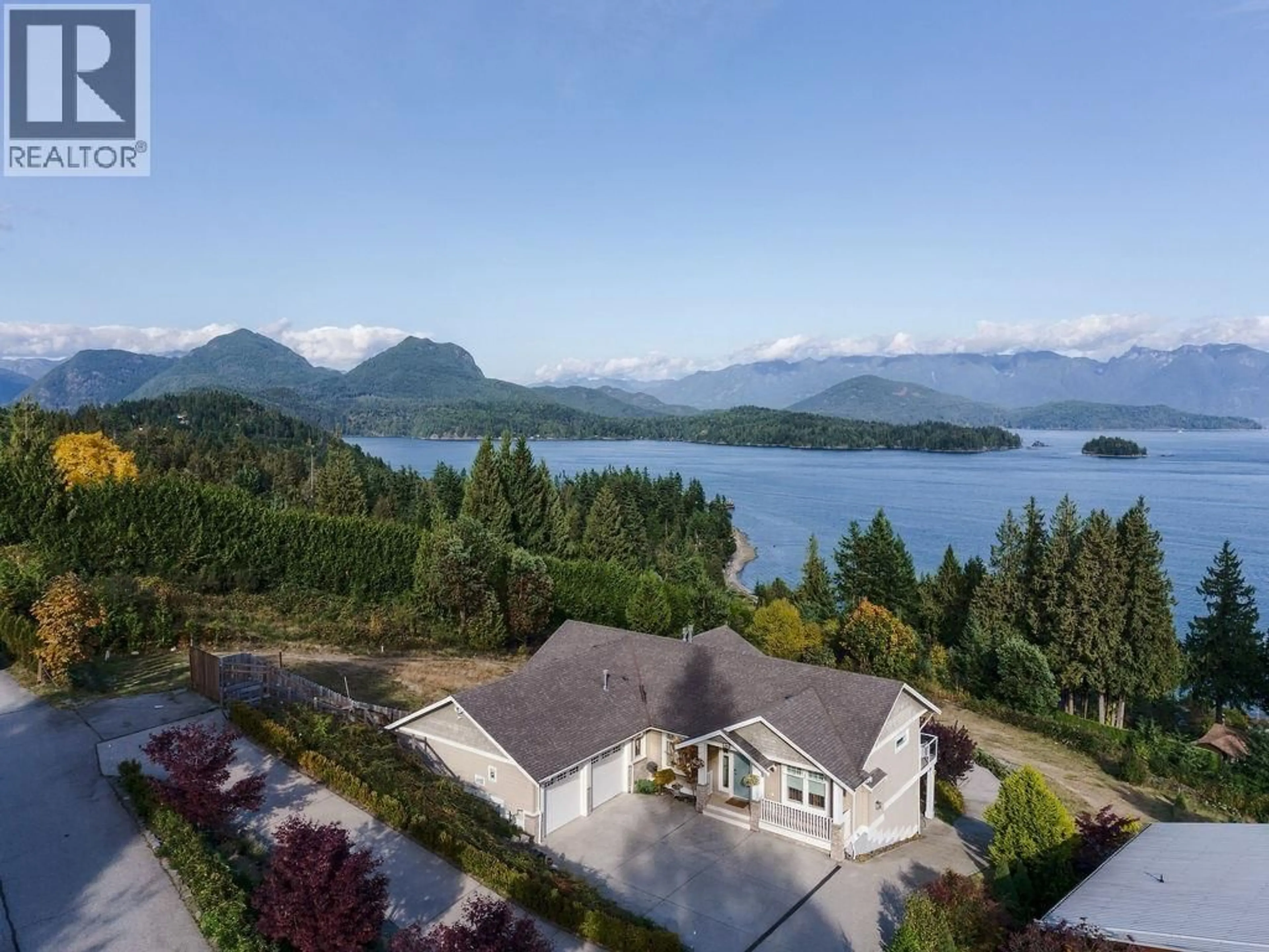 A pic from outside/outdoor area/front of a property/back of a property/a pic from drone, water/lake/river/ocean view for 1208 ST ANDREWS ROAD, Gibsons British Columbia V0N1V1