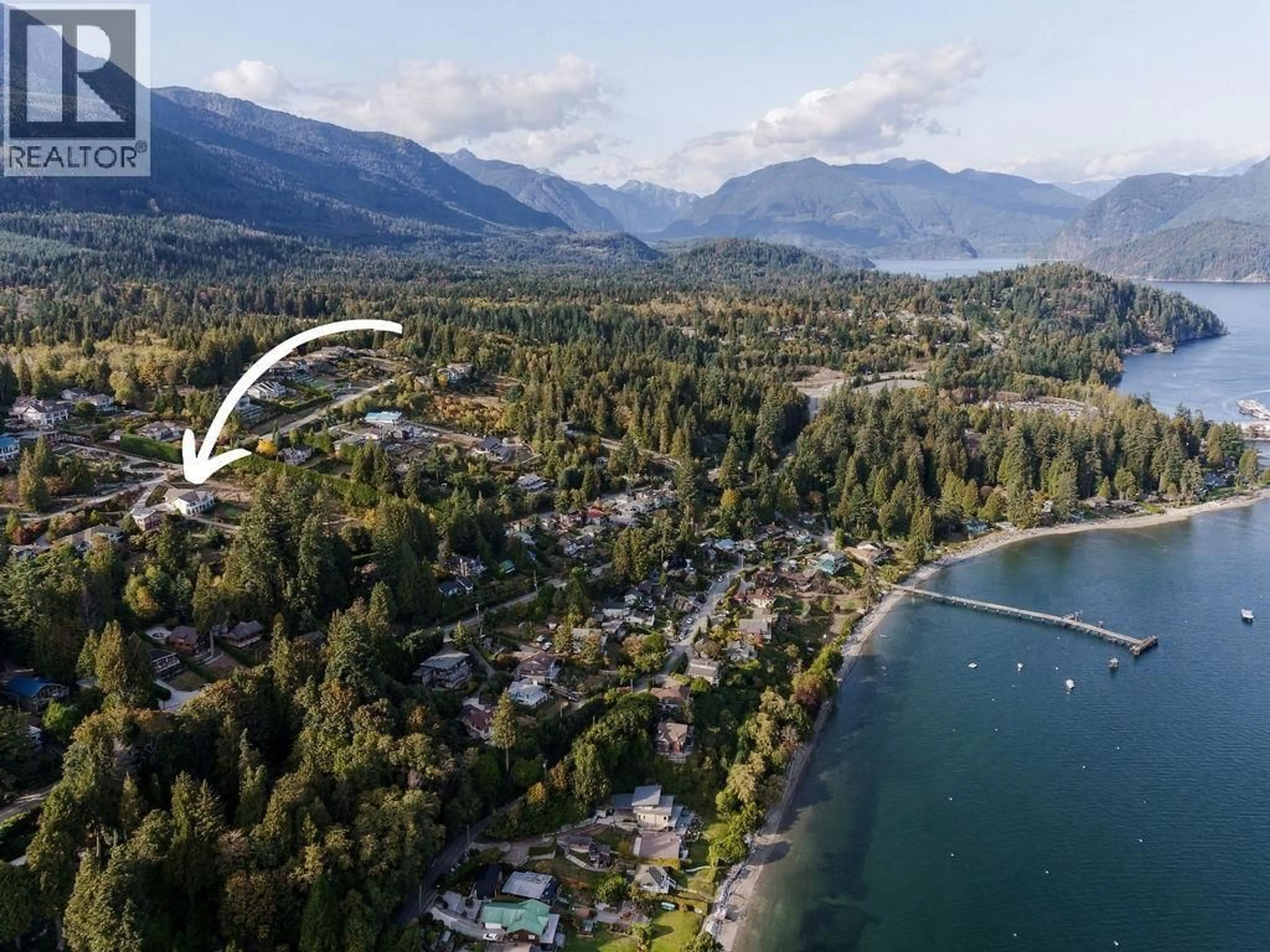 A pic from outside/outdoor area/front of a property/back of a property/a pic from drone, water/lake/river/ocean view for 1208 ST ANDREWS ROAD, Gibsons British Columbia V0N1V1