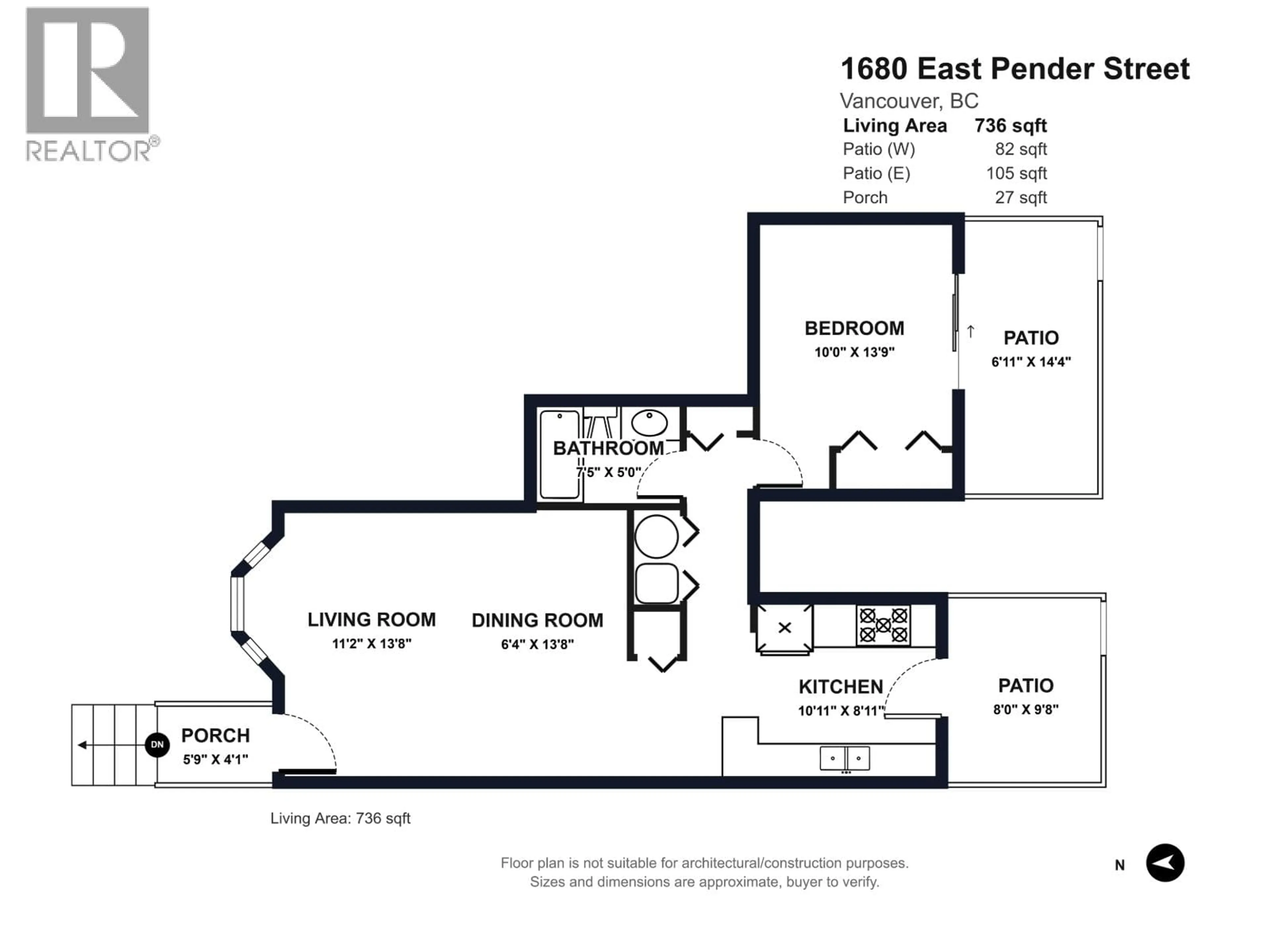 Floor plan for 1680 PENDER STREET, Vancouver British Columbia V5L1W3