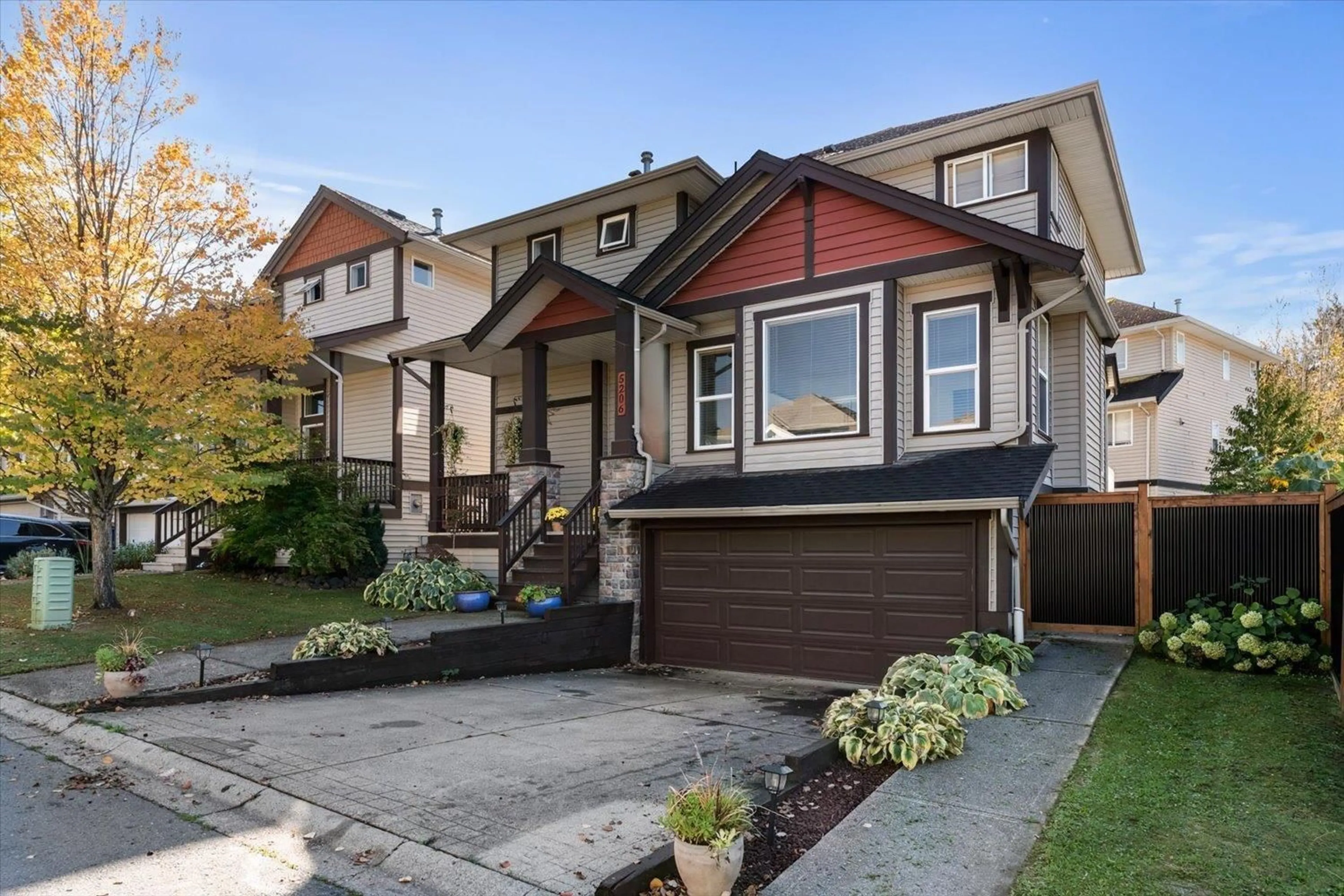 Home with brick exterior material, street for 5206 BRIDLEWOOD DRIVE, Chilliwack British Columbia V2R5W9
