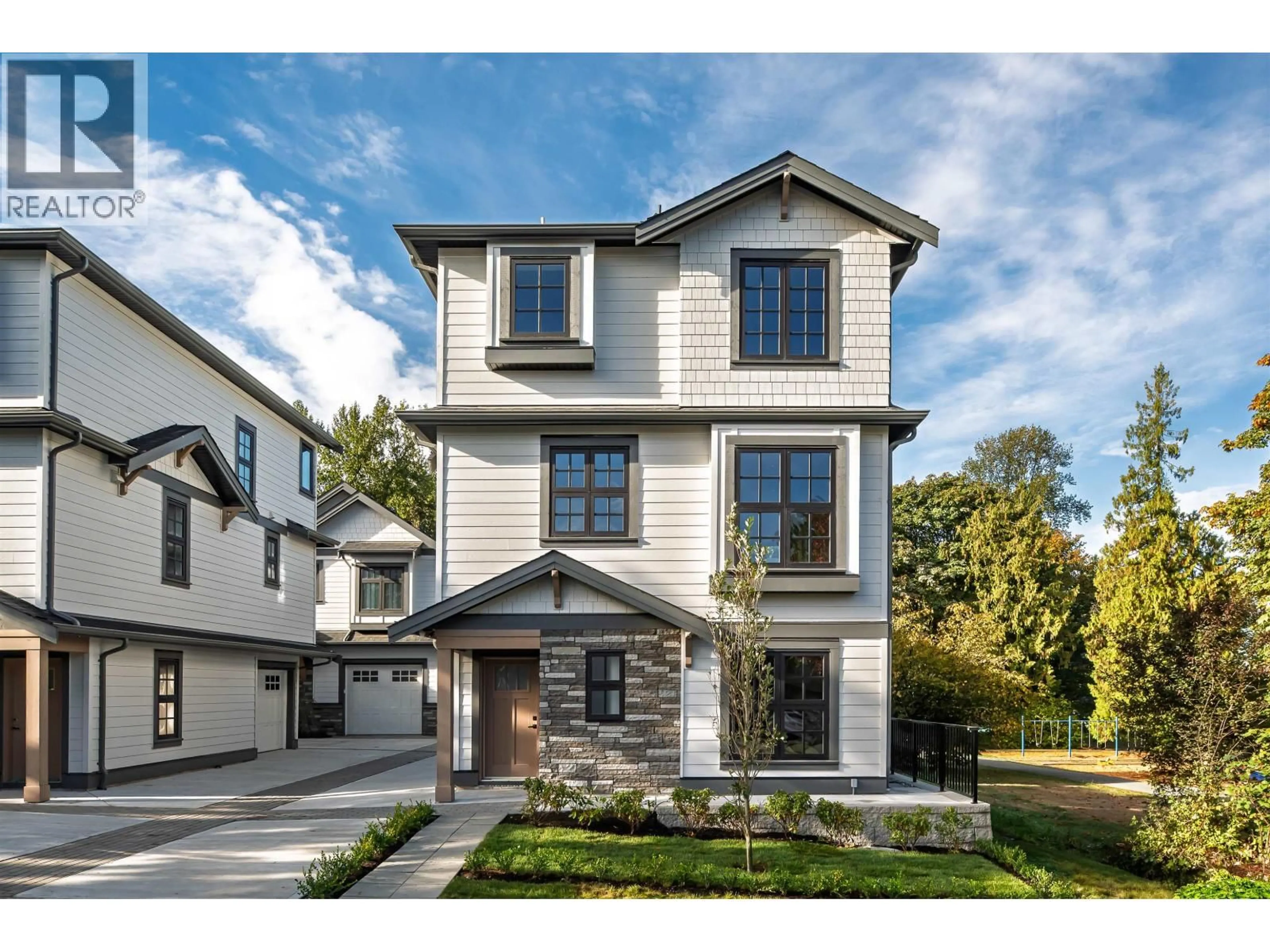 Home with brick exterior material, street for 1 - 7609 COLDICUTT STREET, Burnaby British Columbia V3N3Z5