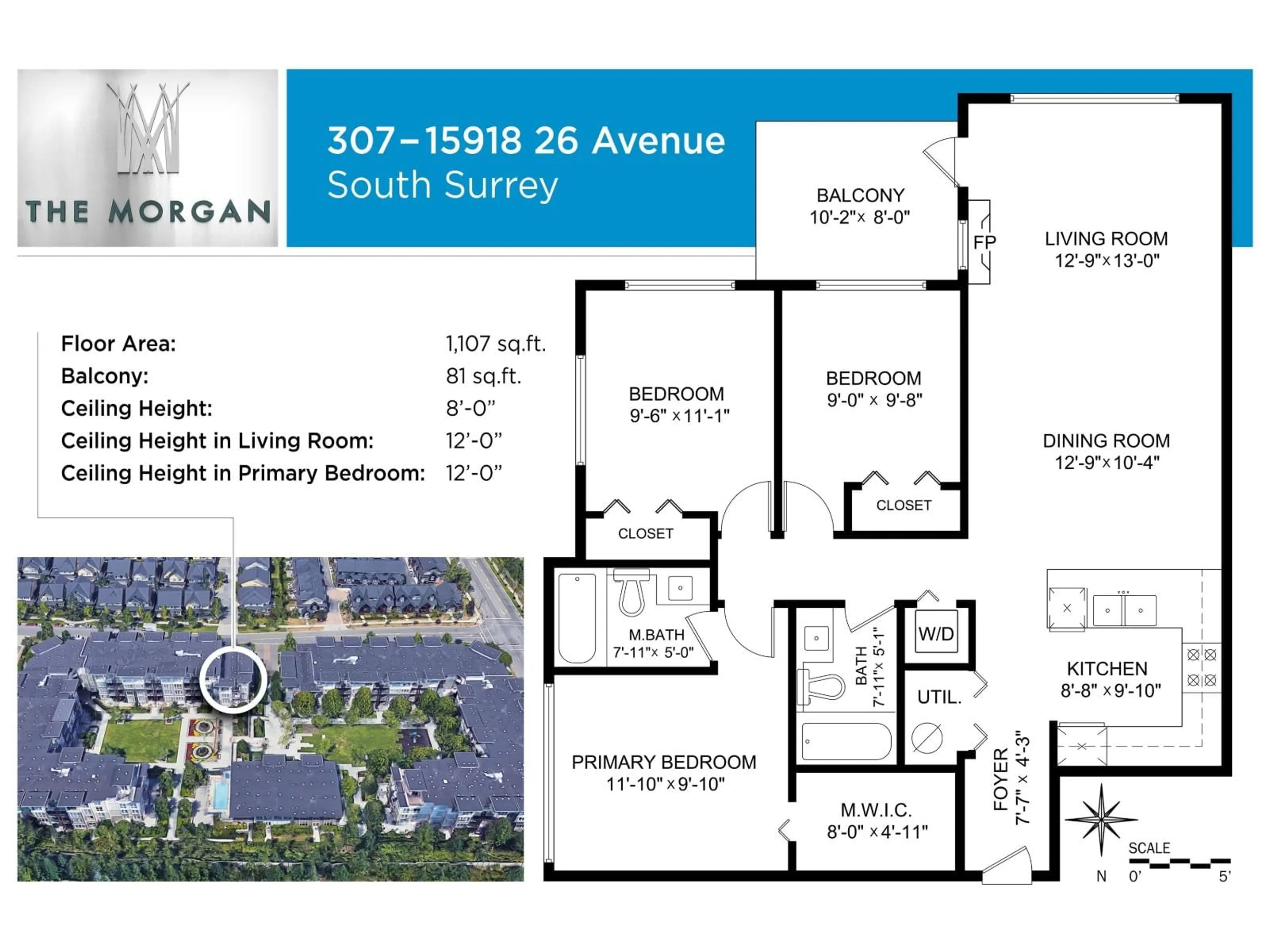 Floor plan for 307 - 15918 26 AVENUE, Surrey British Columbia V3S5K3
