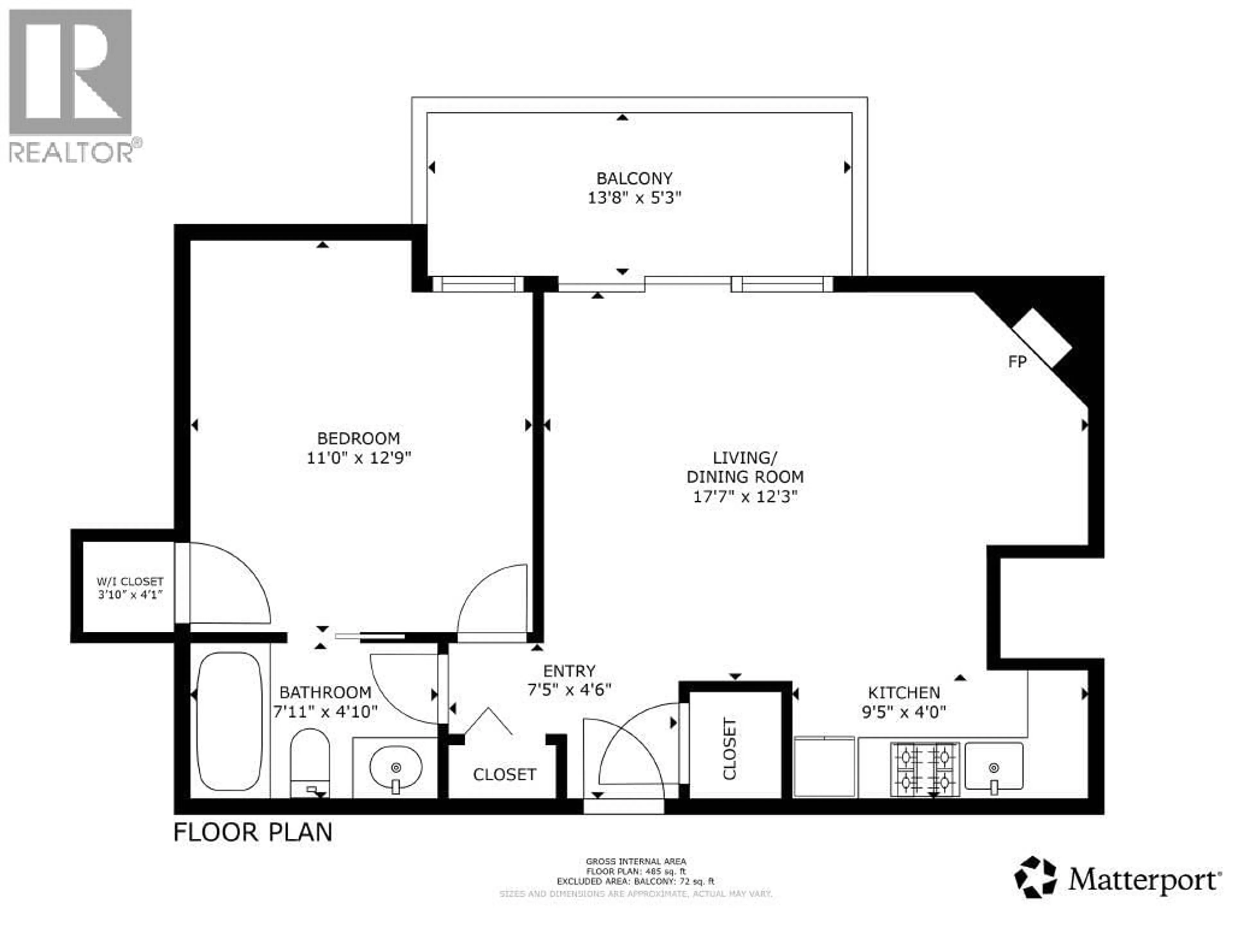 Floor plan for 501 - 4369 MAIN STREET, Whistler British Columbia V8E1B7