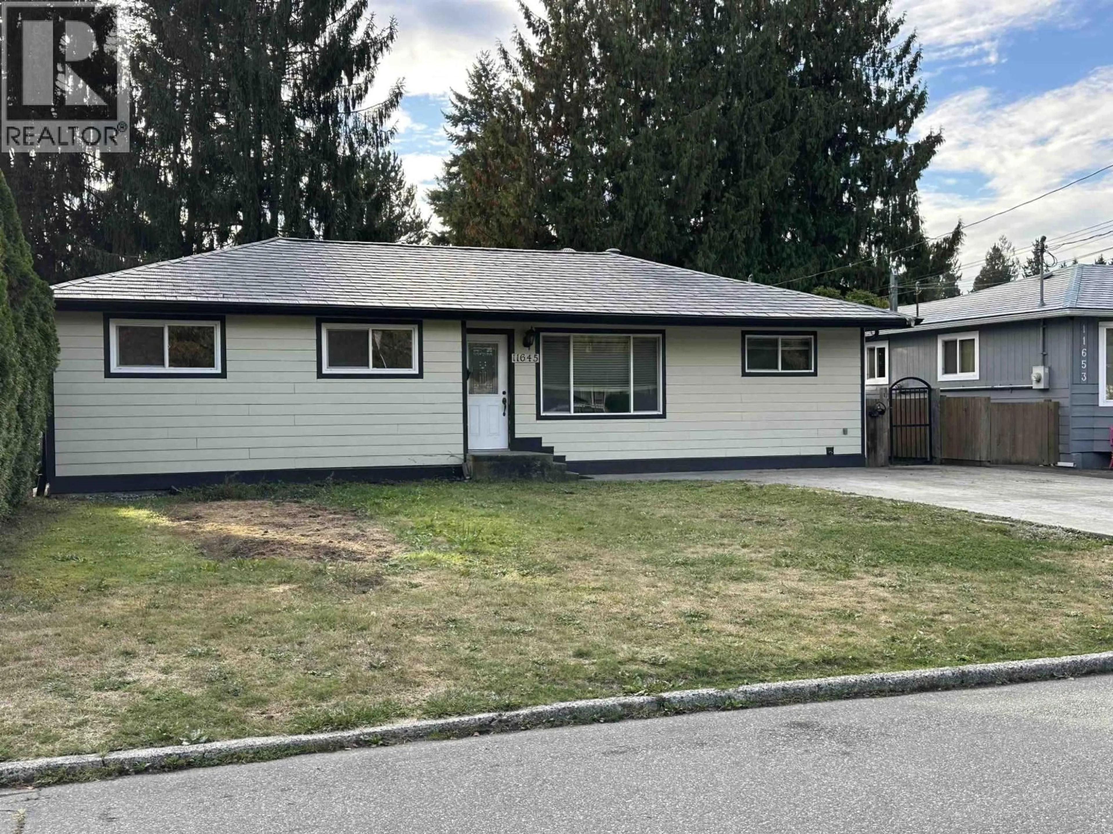 Home with vinyl exterior material, street for 11645 STEEVES STREET, Maple Ridge British Columbia V2X4X5