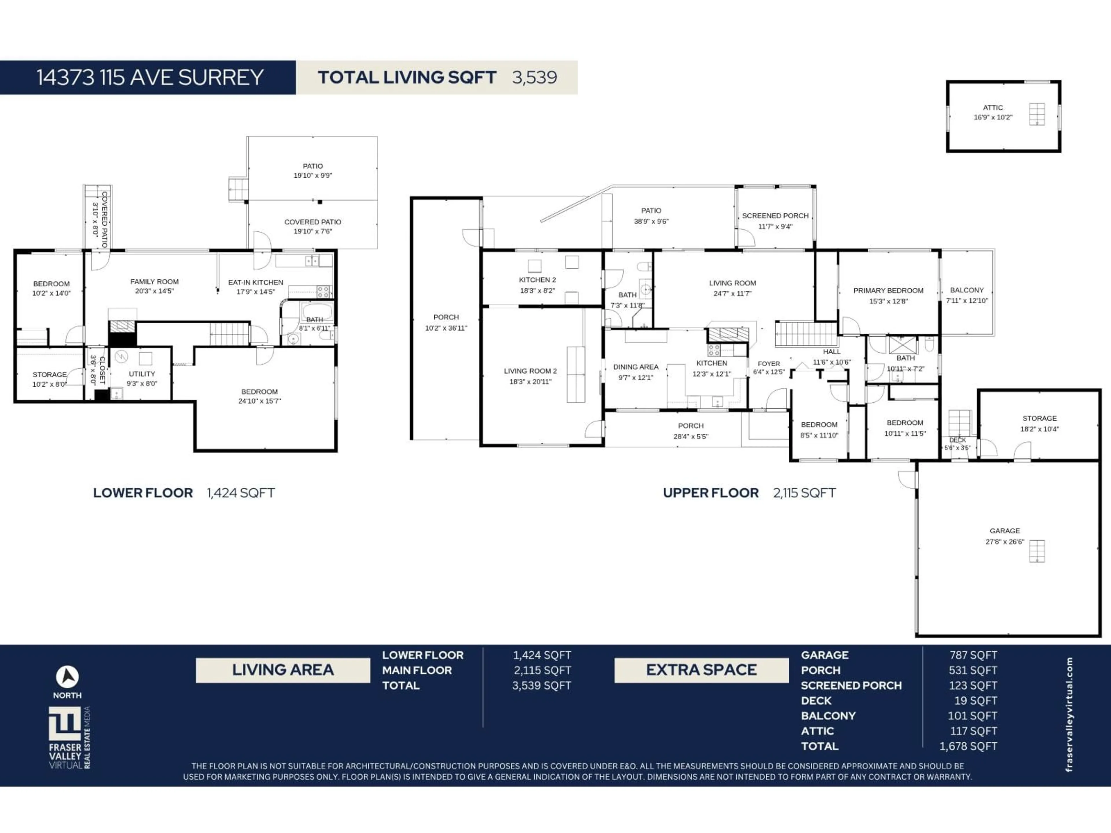 Floor plan for 14373 115 AVENUE, Surrey British Columbia V3R2P9