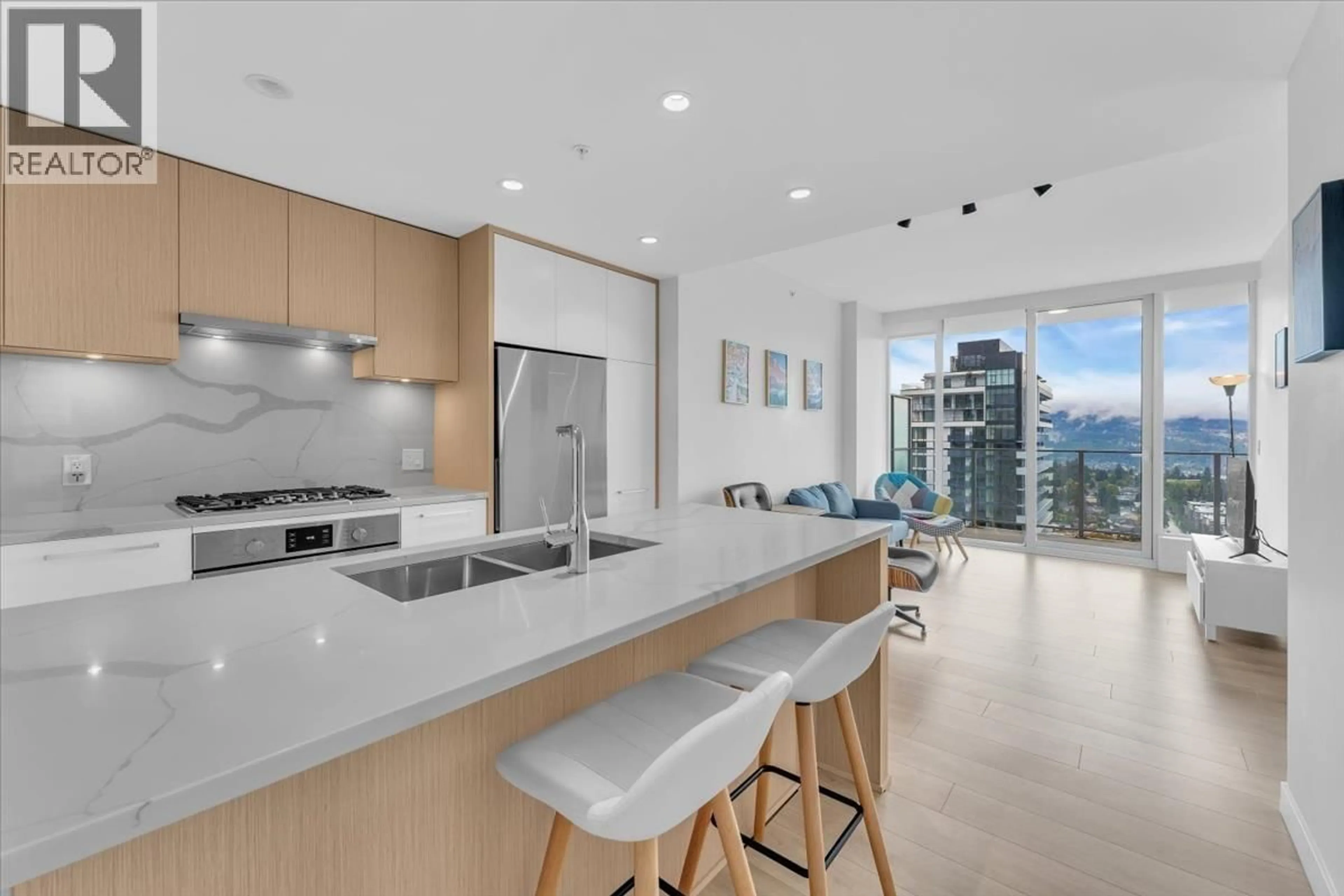 Open concept kitchen, unknown for 3305 - 567 CLARKE ROAD, Coquitlam British Columbia V3J0K7