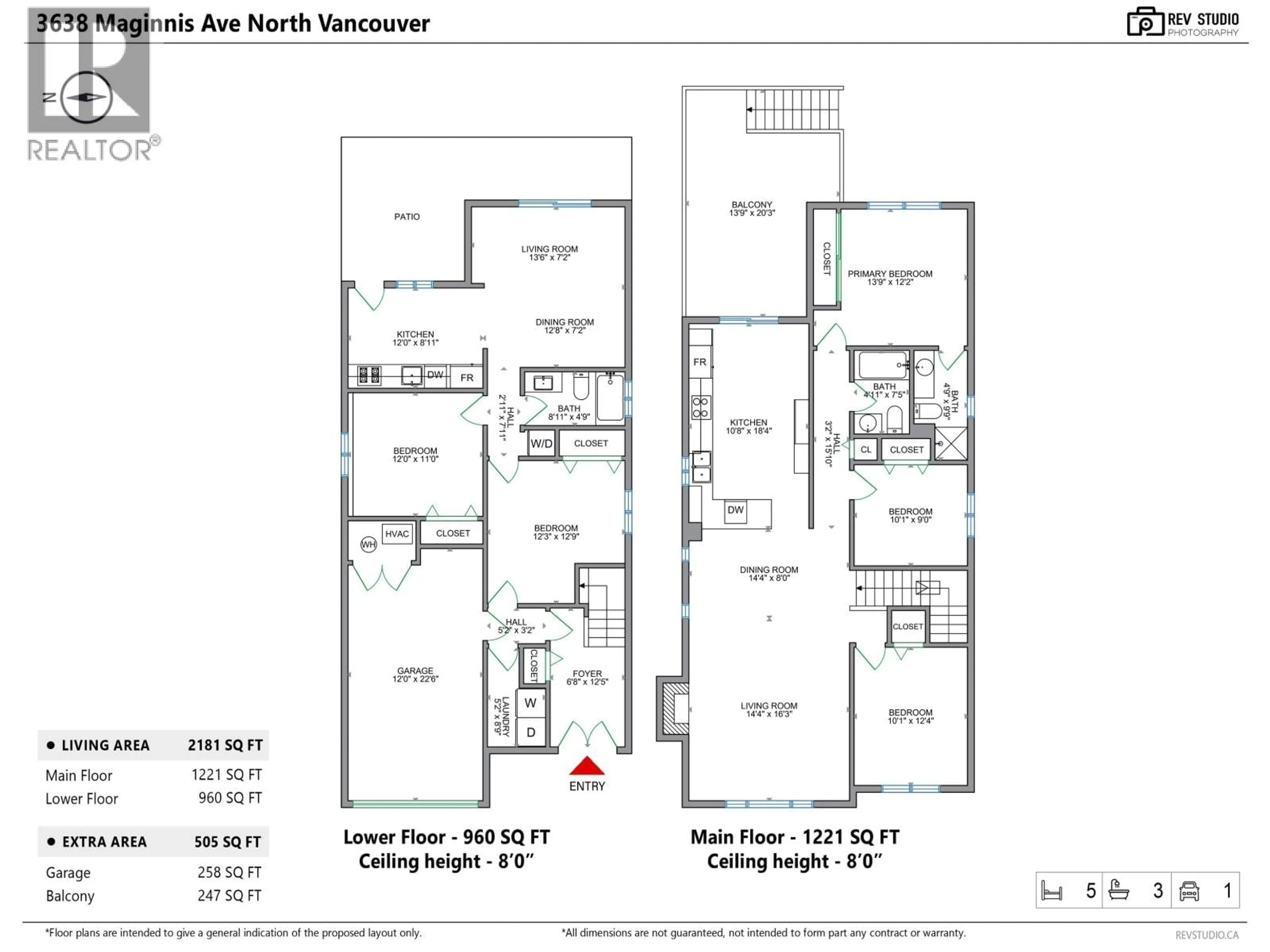 Floor plan for 3638 MAGINNIS AVENUE, North Vancouver British Columbia V7K2L6