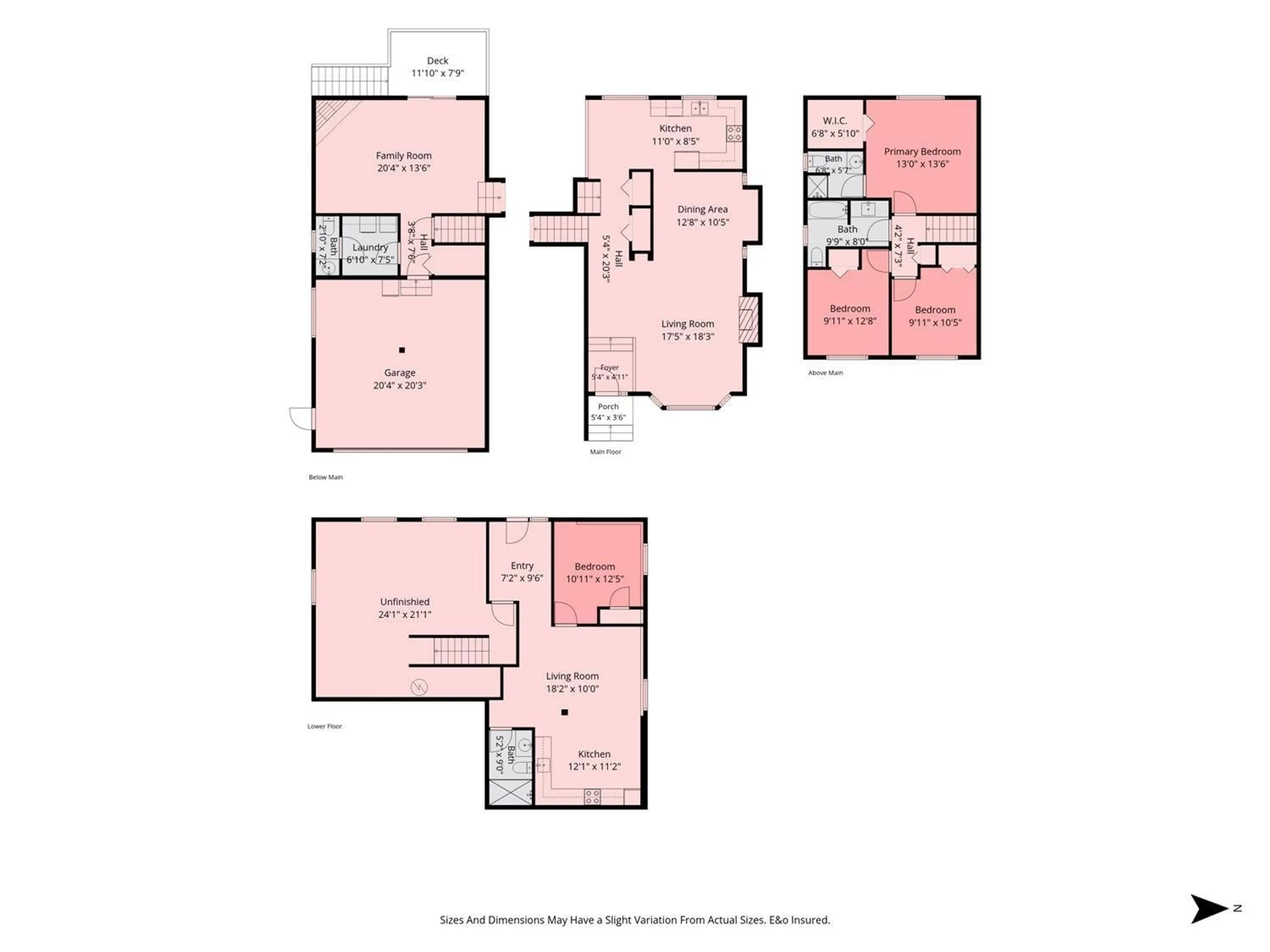 Floor plan for 2833 GARDNER PLACE, Abbotsford British Columbia V2T5E1