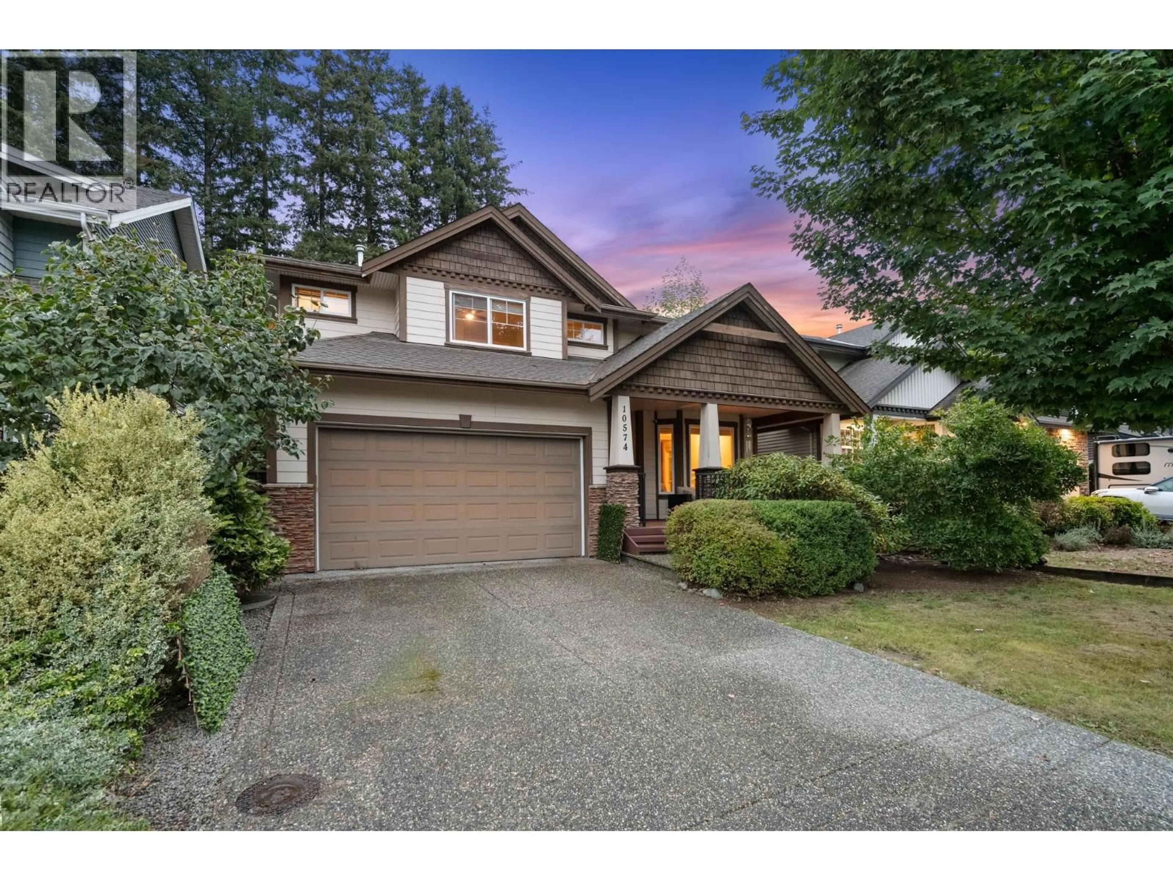 Home with vinyl exterior material, street for 10574 239 STREET, Maple Ridge British Columbia V2W1X1