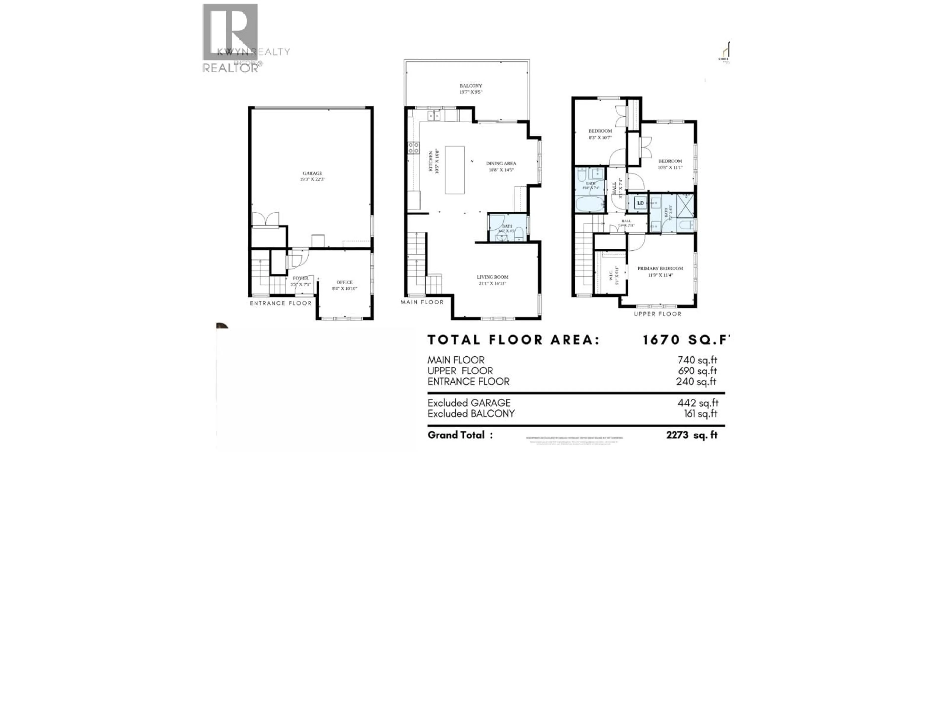 Floor plan for 1 - 13260 236 STREET, Maple Ridge British Columbia V4R0G6