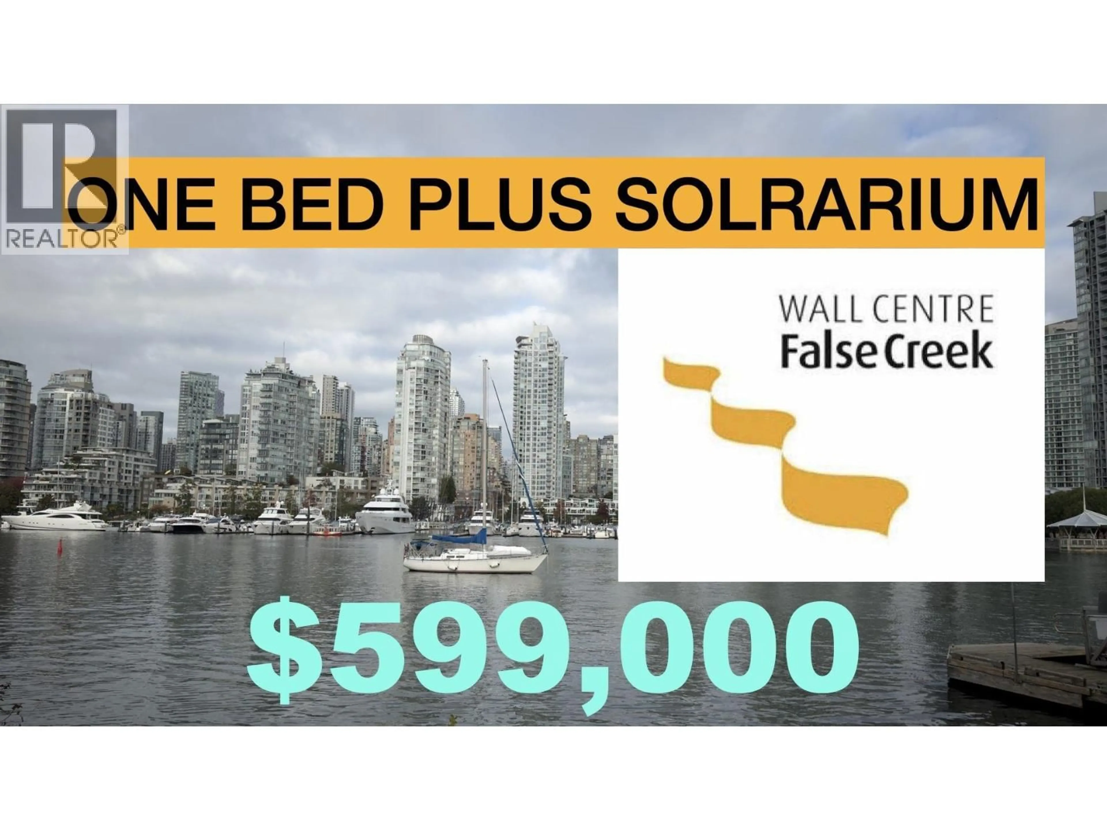 Bedroom with bed, unknown for 605 - 138 1ST AVENUE, Vancouver British Columbia V5Y0H5