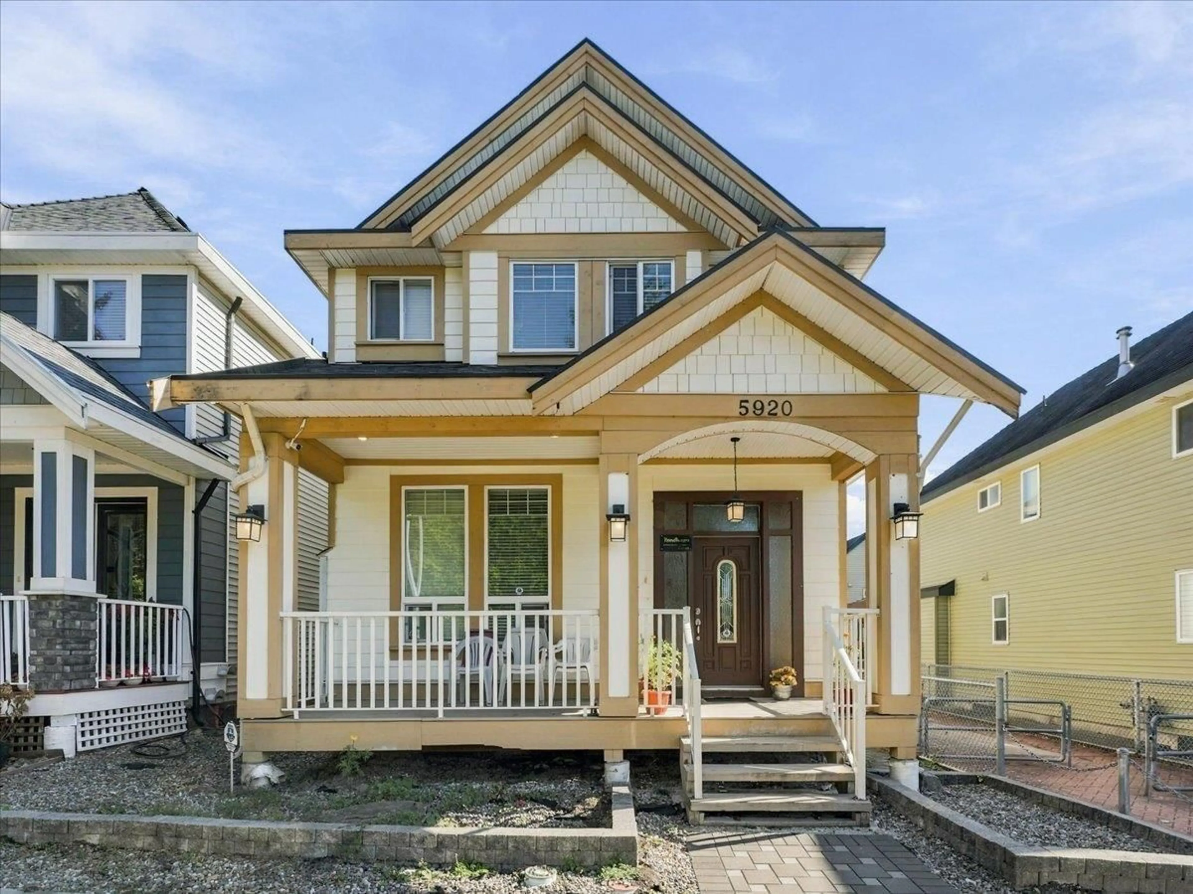 Home with vinyl exterior material, street for 5920 131 STREET, Surrey British Columbia V3X0G4