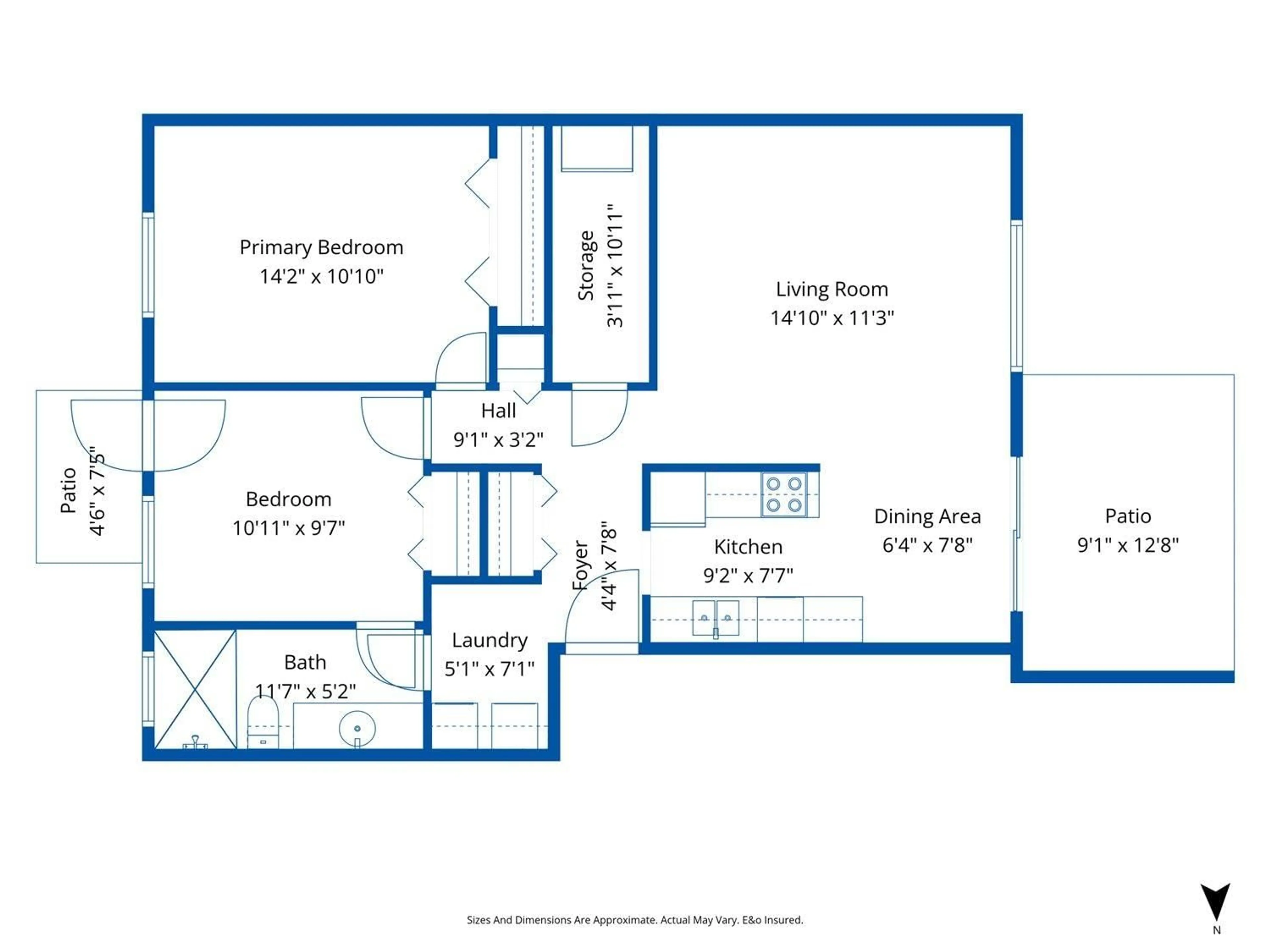 Floor plan for 35 - 7455 HURON STREET, Chilliwack British Columbia V2R3T9