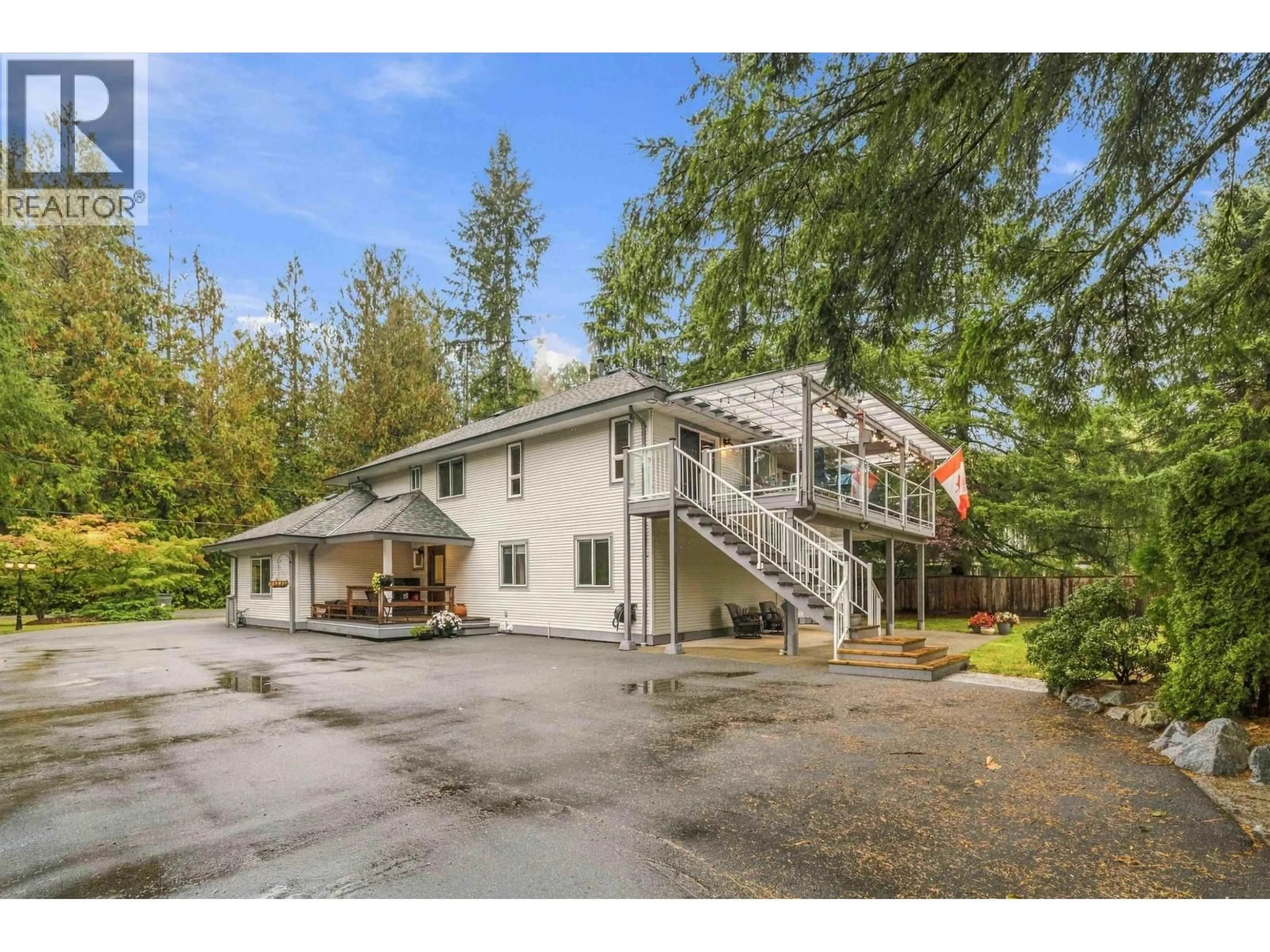 A pic from outside/outdoor area/front of a property/back of a property/a pic from drone, unknown for 13150 ALOUETTE ROAD, Maple Ridge British Columbia V4R1R8