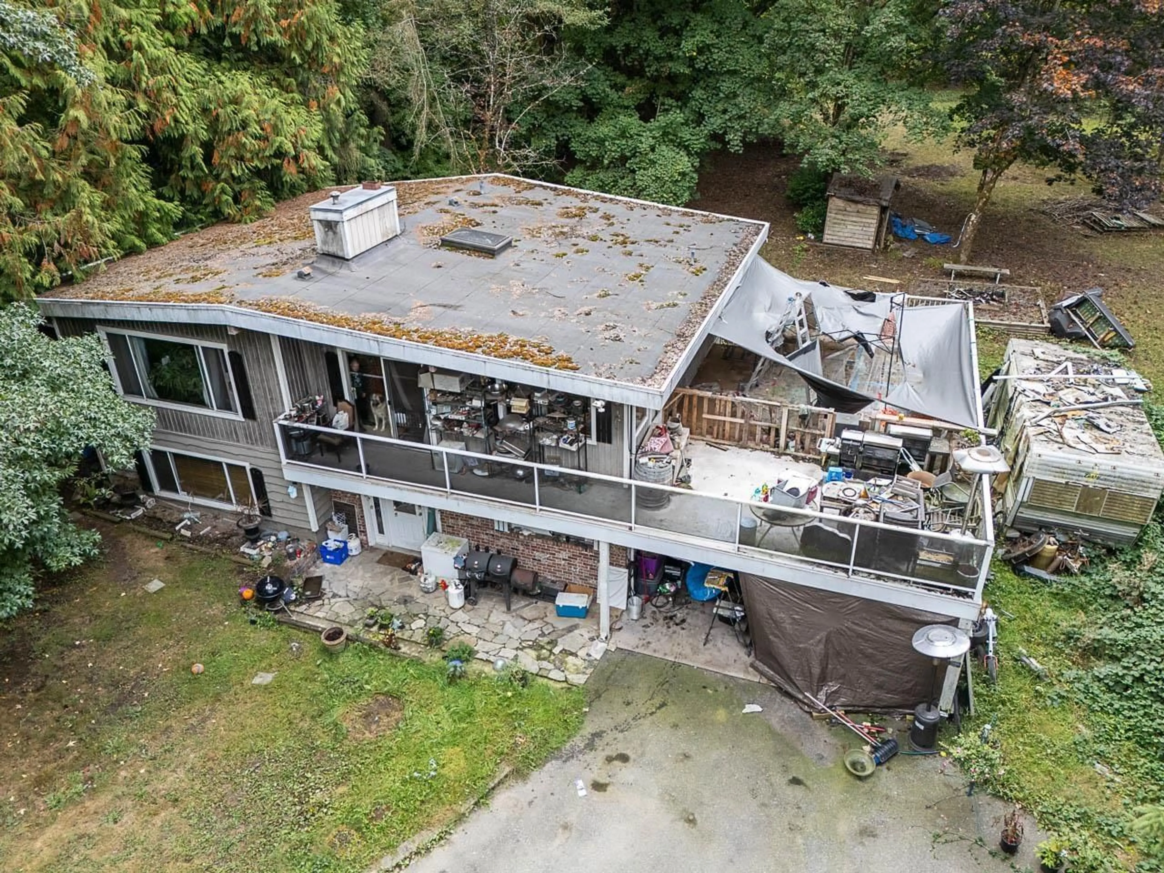 A pic from outside/outdoor area/front of a property/back of a property/a pic from drone, building for 18268 74 AVENUE, Surrey British Columbia V4N6C1
