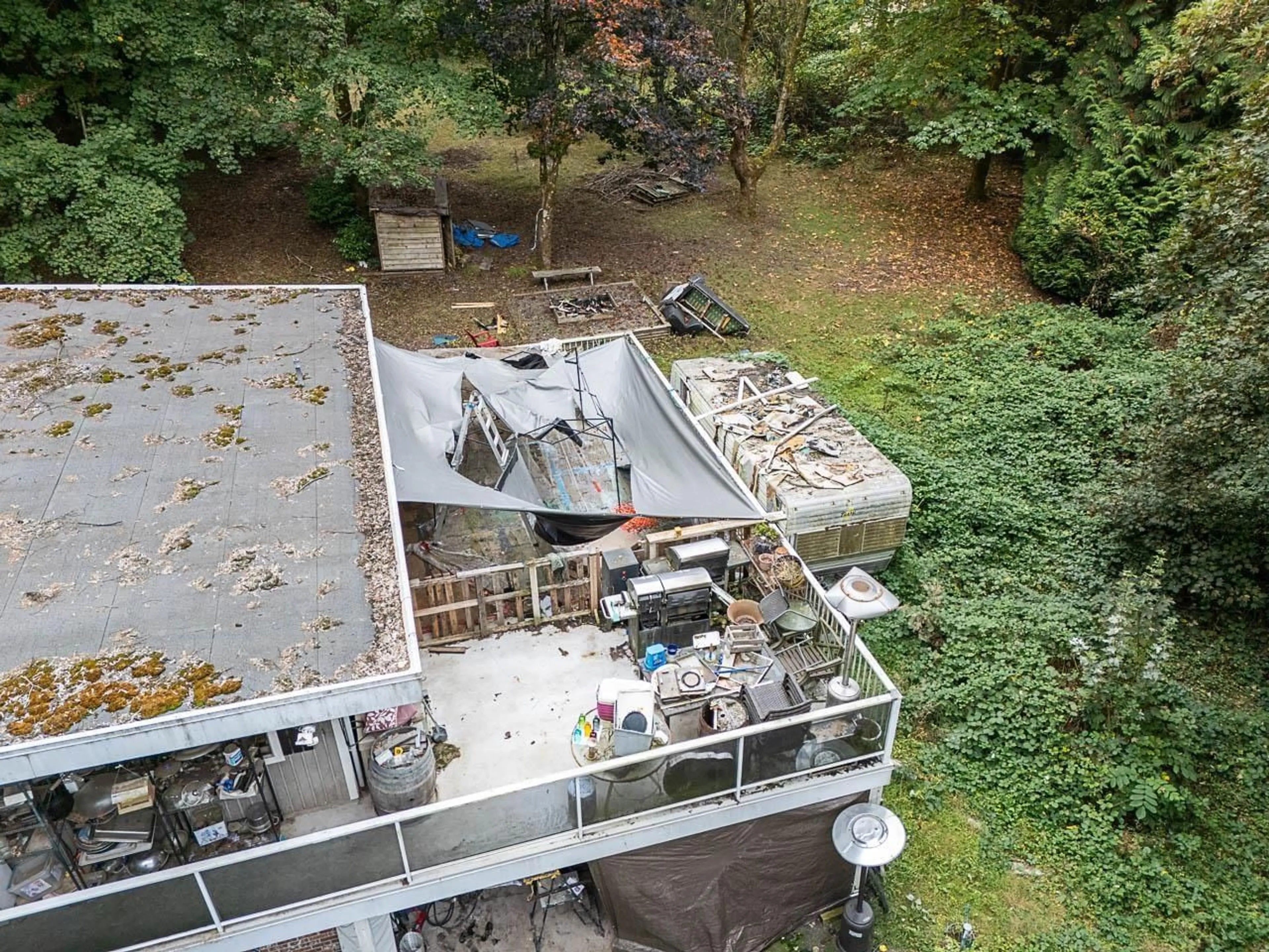 A pic from outside/outdoor area/front of a property/back of a property/a pic from drone, city buildings view from balcony for 18268 74 AVENUE, Surrey British Columbia V4N6C1