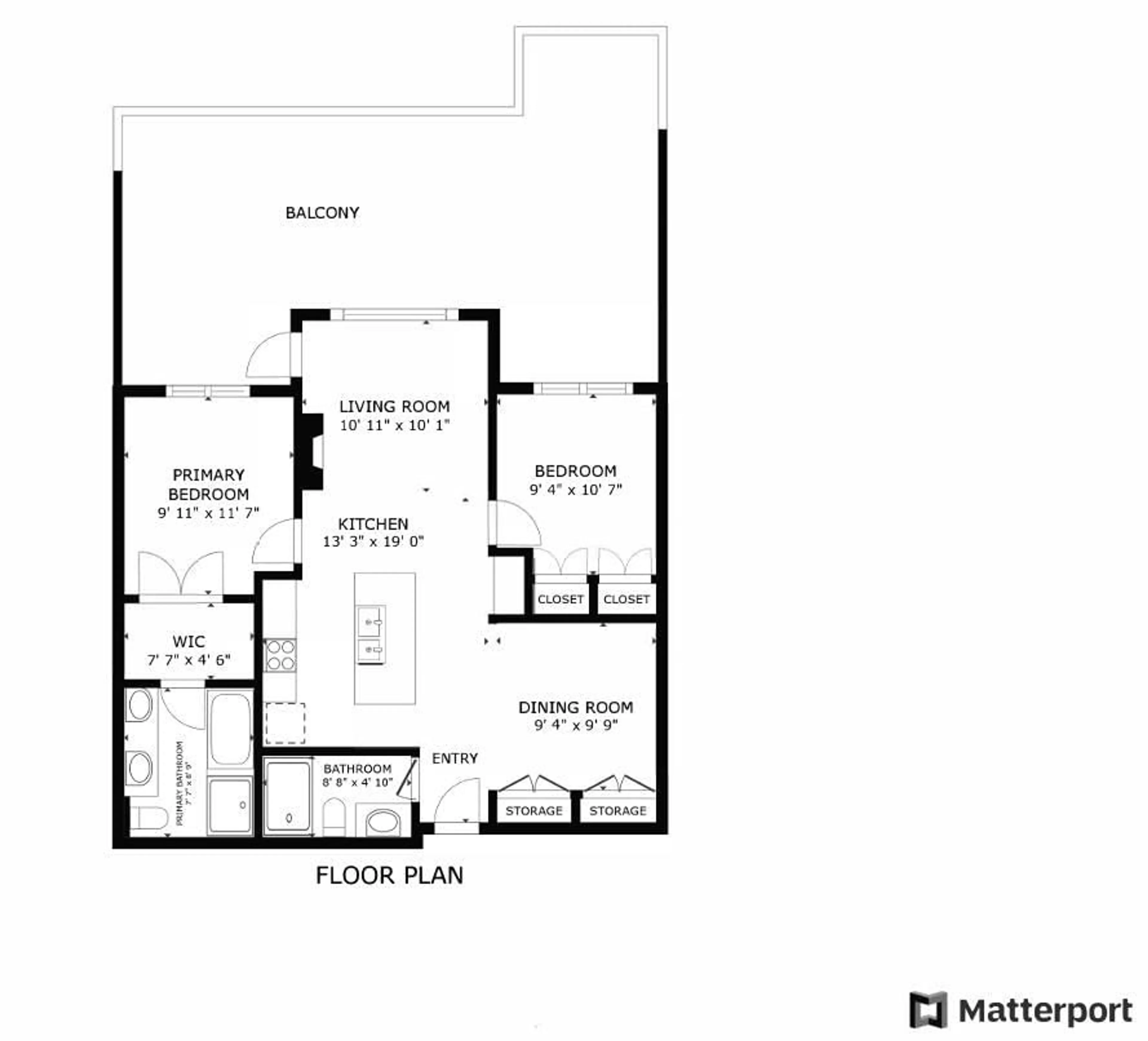 Floor plan for 223 - 2970 KING GEORGE BOULEVARD, Surrey British Columbia V4P0E6