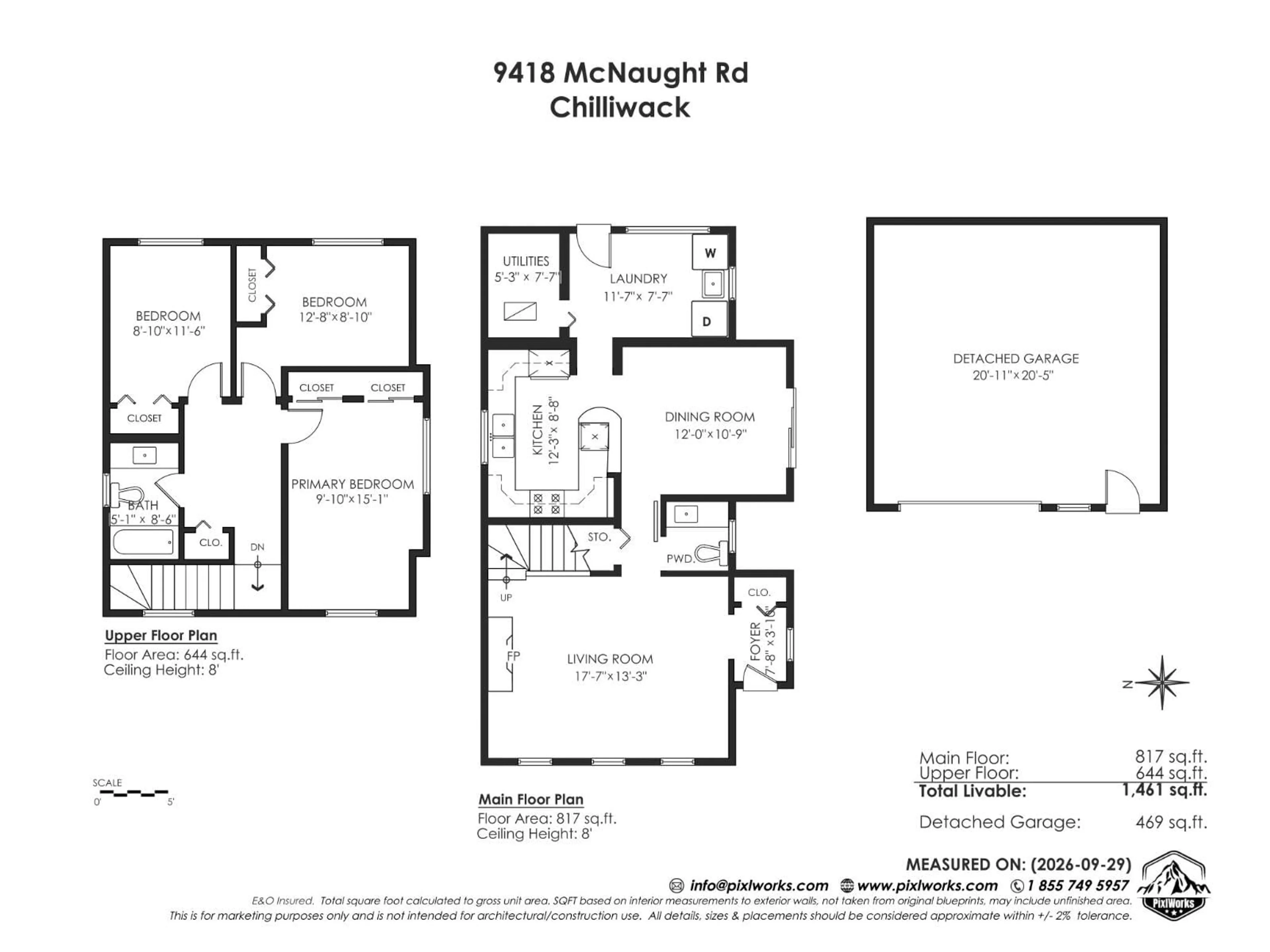 Floor plan for 9418 MCNAUGHT ROAD, Chilliwack British Columbia V2P6E9